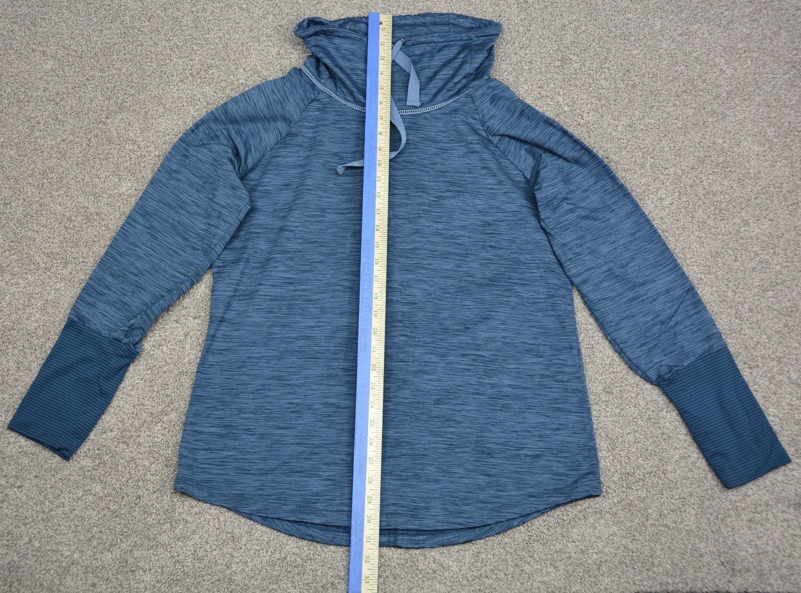 Avalanche Long Sleeve Turtleneck Activewear Shirt Women’s XL Blue