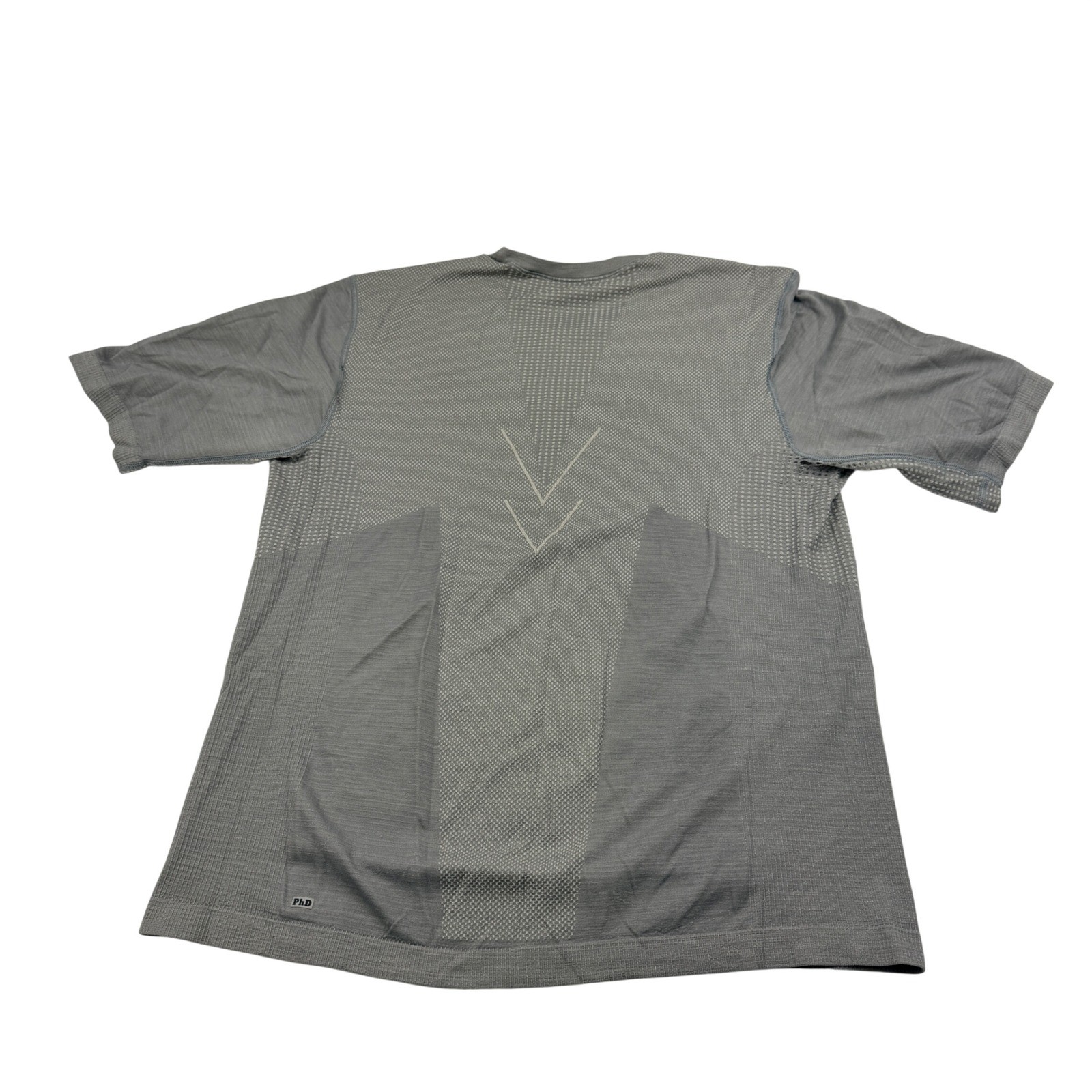 Smartwool PhD Ultra Light Merino Wool Base Layer Shirt Womens Large Gray Flawed
