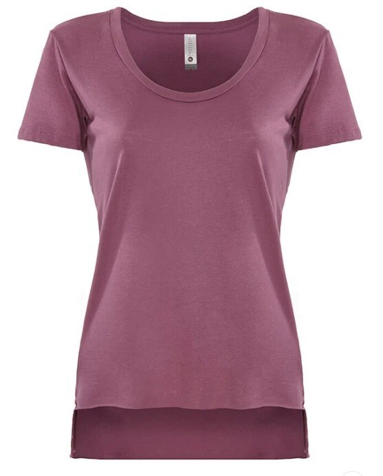 Next Level Womens Short Sleeve Festival Scoop Neck T-Shirt 5030 COLOR Shiraz