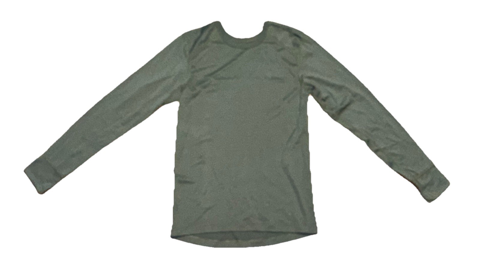 ColdPruf 100% Merino Wool Womens Base Layer Long Sleeve Shirt Sz S Olive Green