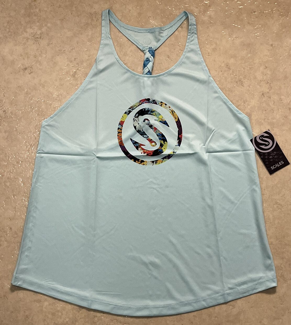 NWT ✅ Tropical Scales ✅ Women’s Pro Performance Tank Top Shirt Fishing ✅ X-Large