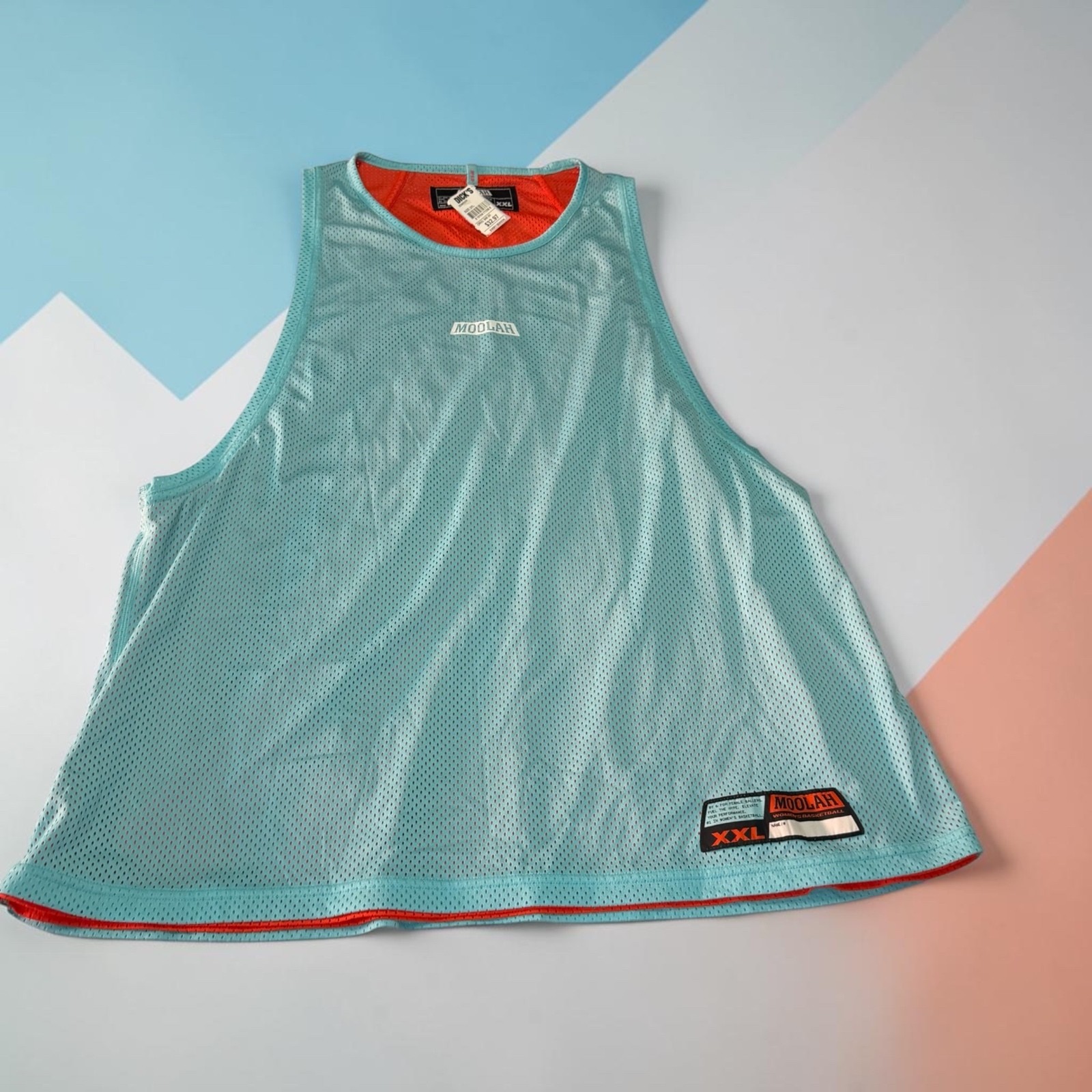 NWT Moolah Women’s Basketball Reversible Mesh Tank Top Jersey