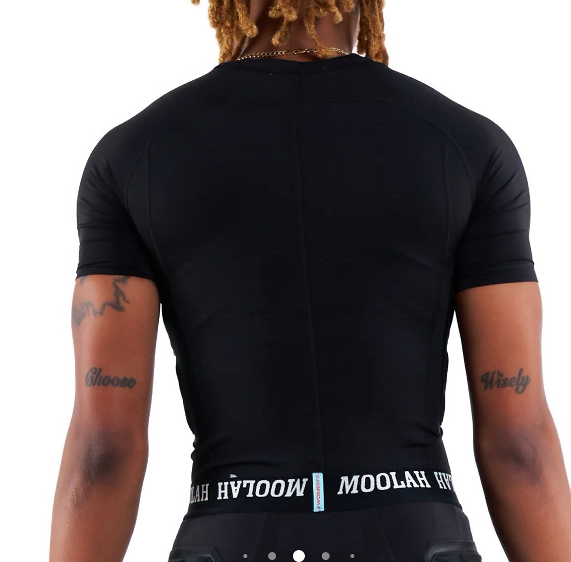 Moolah Padded Compression Top, Black, Medium