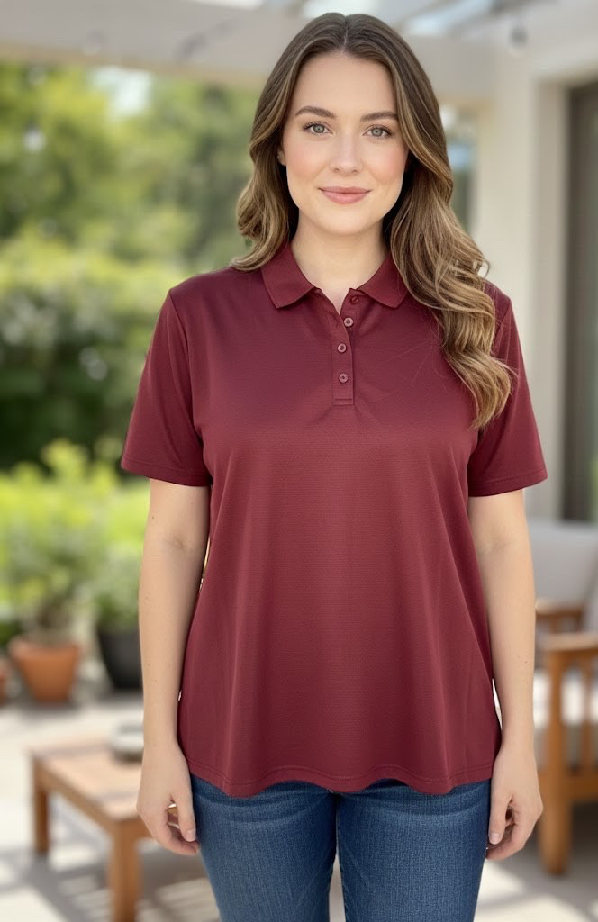 Ladies Port Authority Dry Zone 4XL Ottoman Polo Short Sleeve NWT