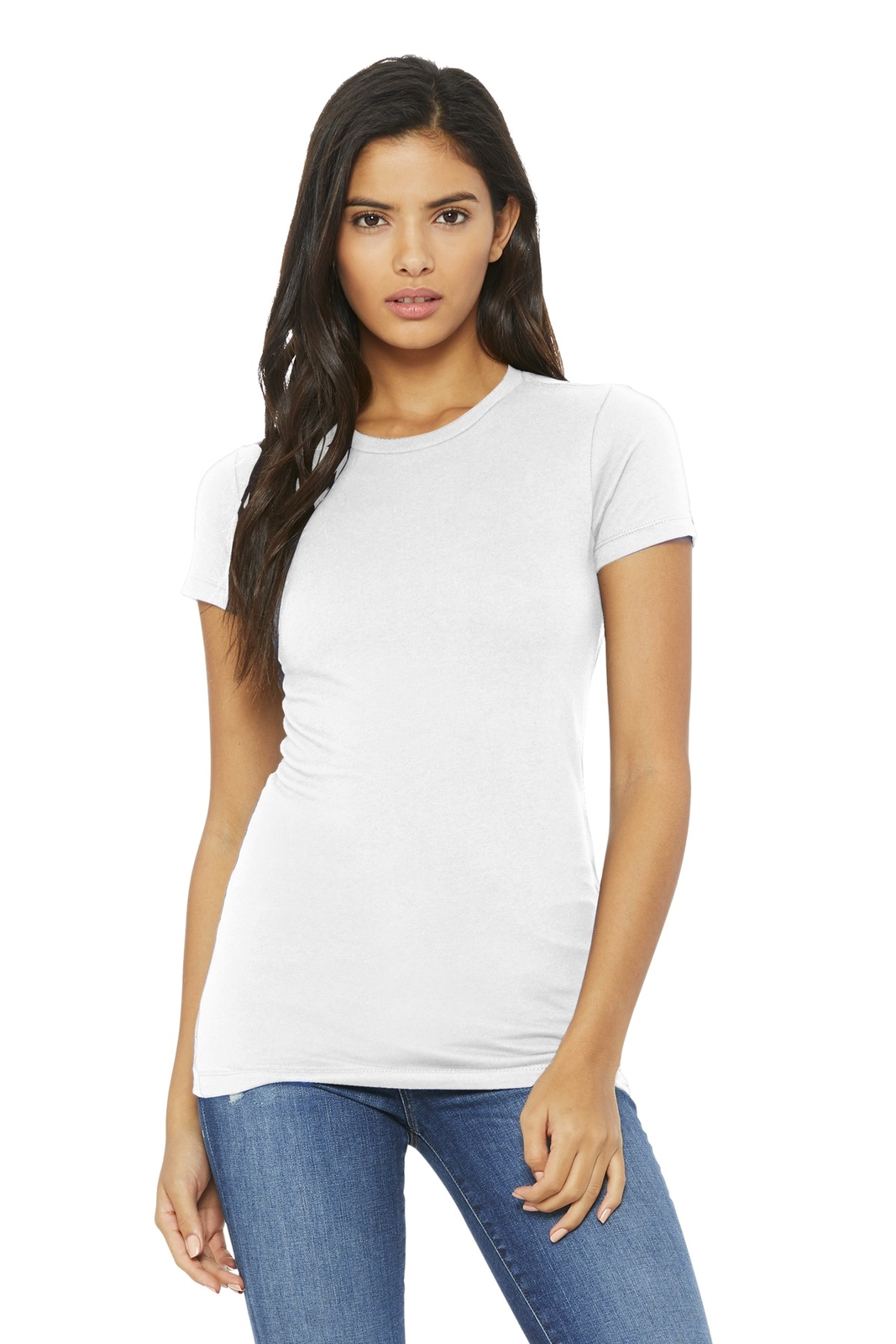BELLA+CANVAS BC6004 Womens Short Sleeve Slim Fit Crew Neck Stylish T-Shirt