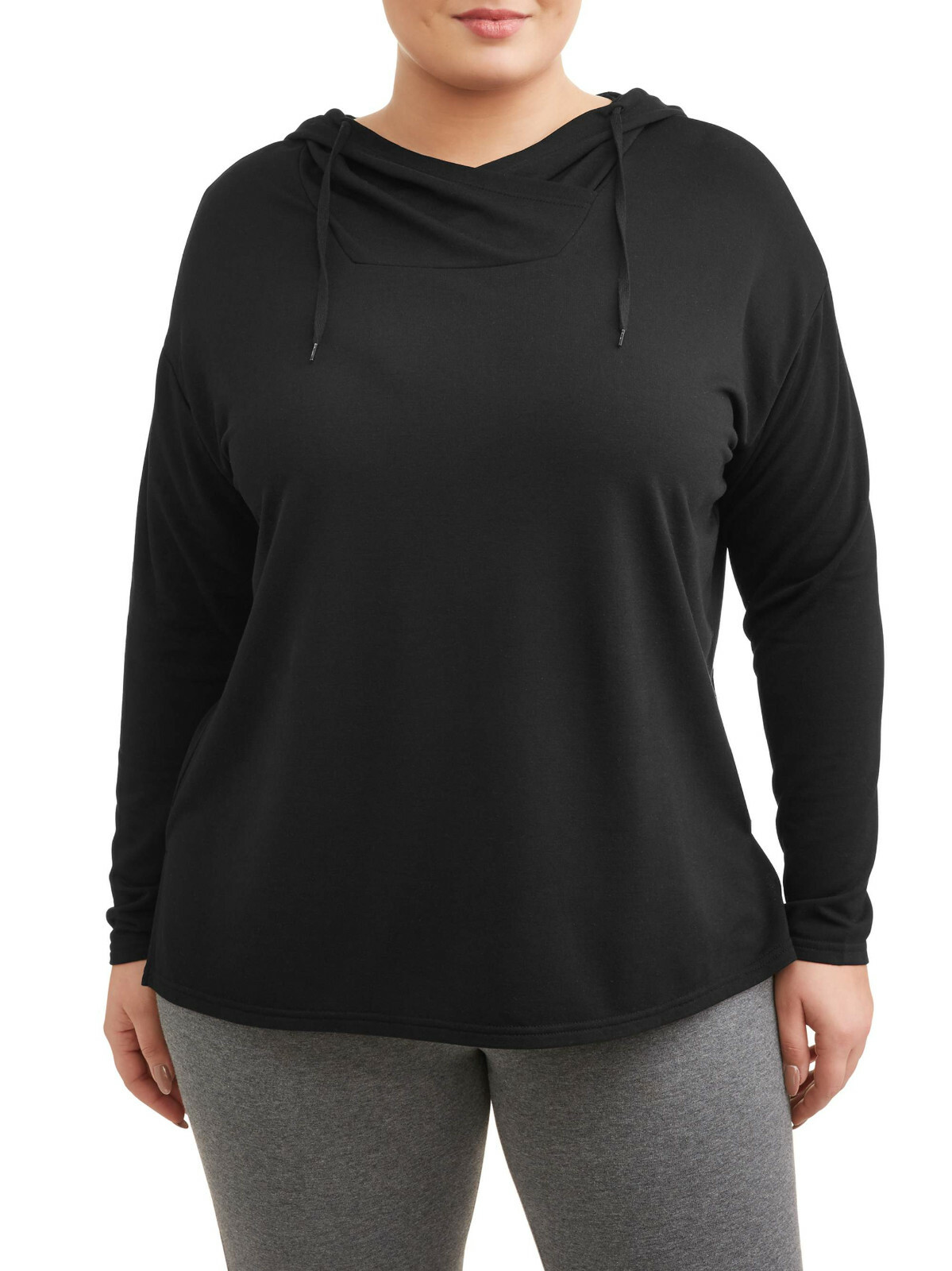 Athletic Works Women’s Soft French Terry Lightweight Tunic Hoodie