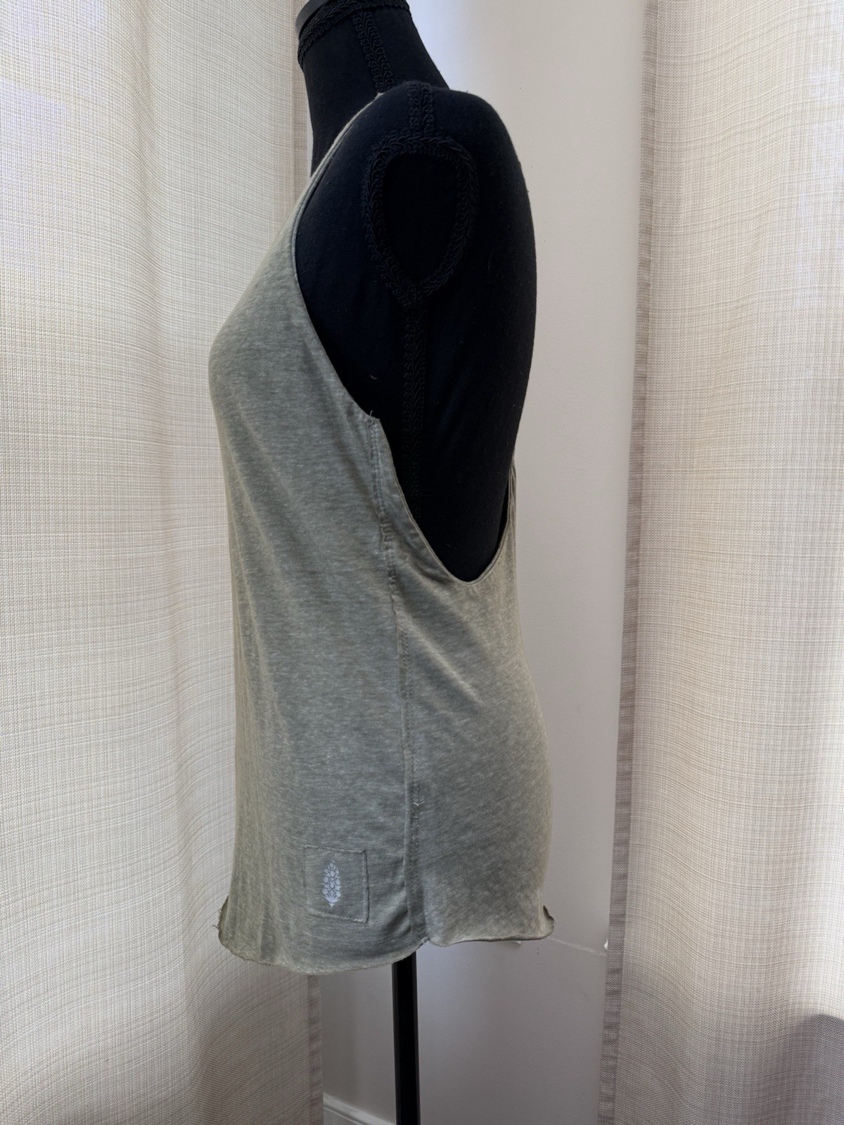FP Movement Exhale Racerback Green Sleeveless Tank Sz M Athleisure Gym Boho NWOT