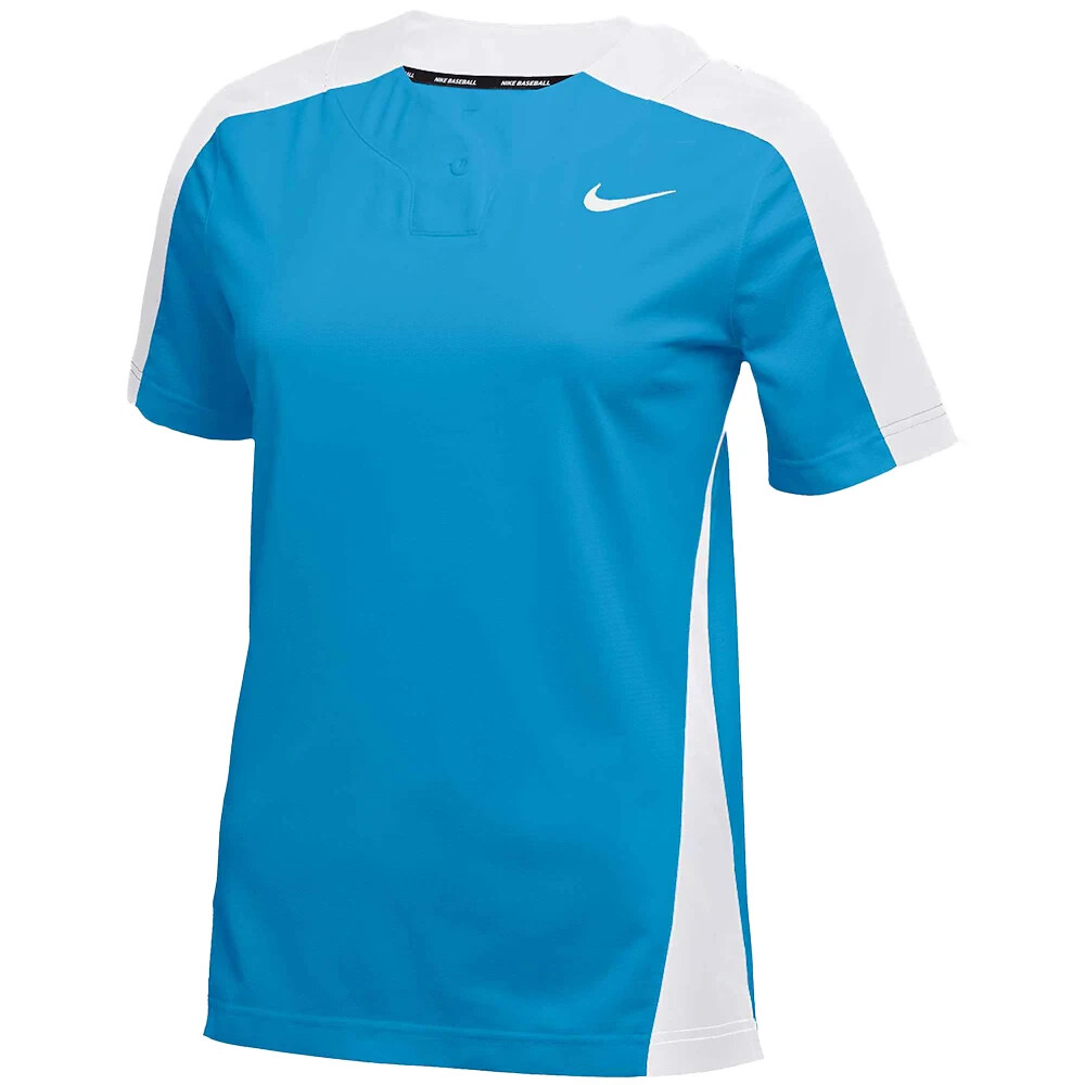 Nike Womens Vapor Select 1-Button Softball Jersey – AV6715 453 – Blue – Size: M