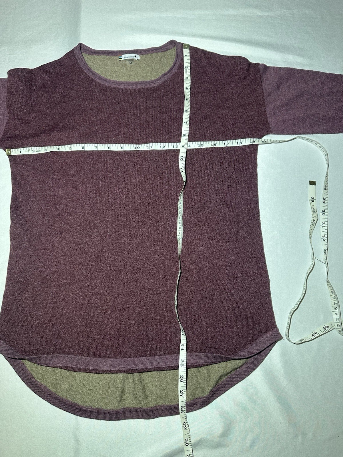 Smartwool Shadow Pine Colorblock Sweater Women’s Size Medium 2022 Wool Blend