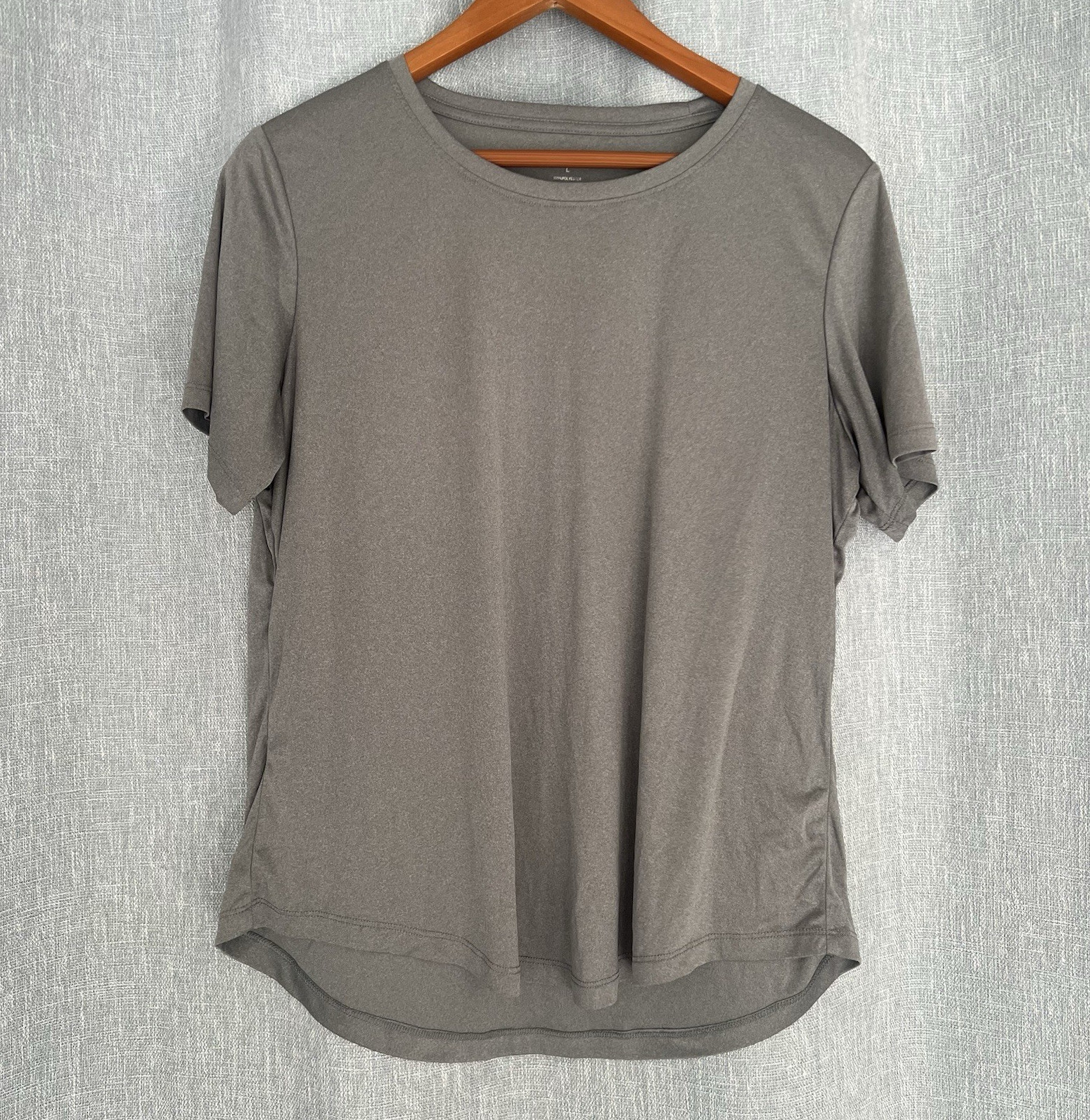 G GRADUAL Women’s Size Large Gray Athletic Shirt – Tapered Fit