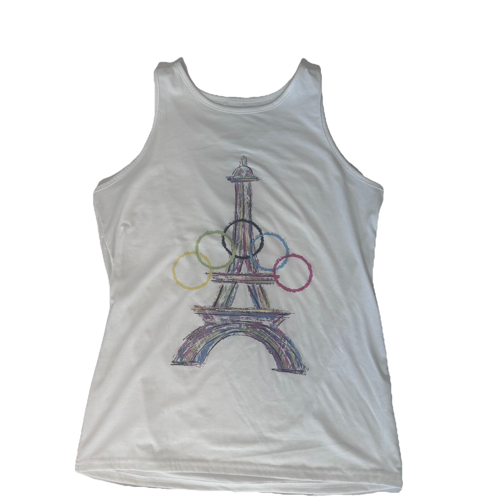 Paris 2024 Olympics Women’s Tank Top Large Commemorative Collectible Limited