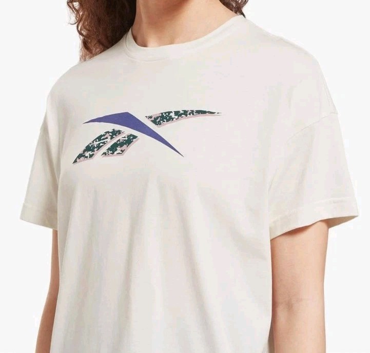 Reebok Training Essentials Modern Safari Graphic Tee-Shirt Classic White. Sz 2XL