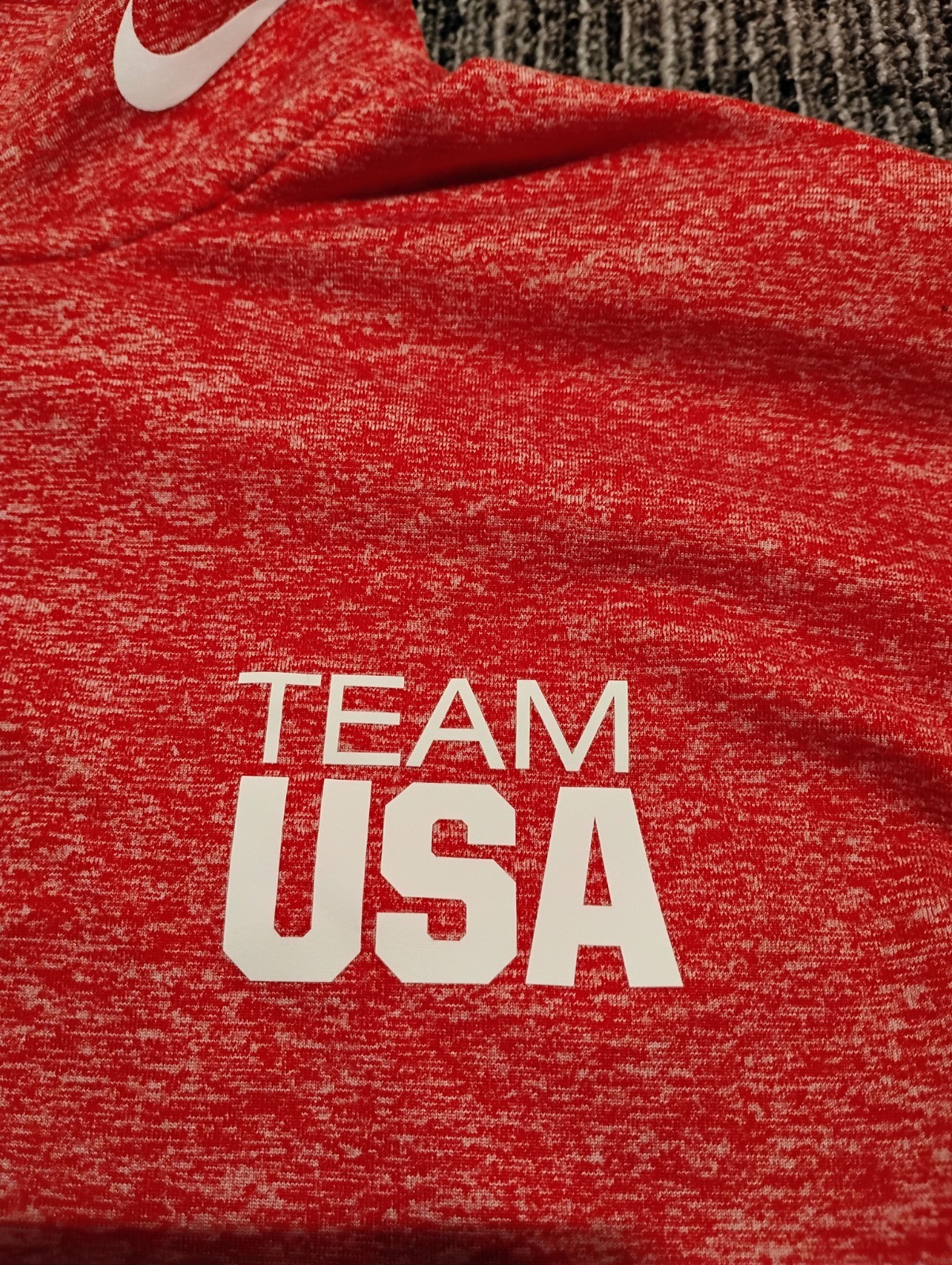 Nike Team USA Element 1/2 Zip Pullover Red Olympics Dri-Fit Sports Women’s XL