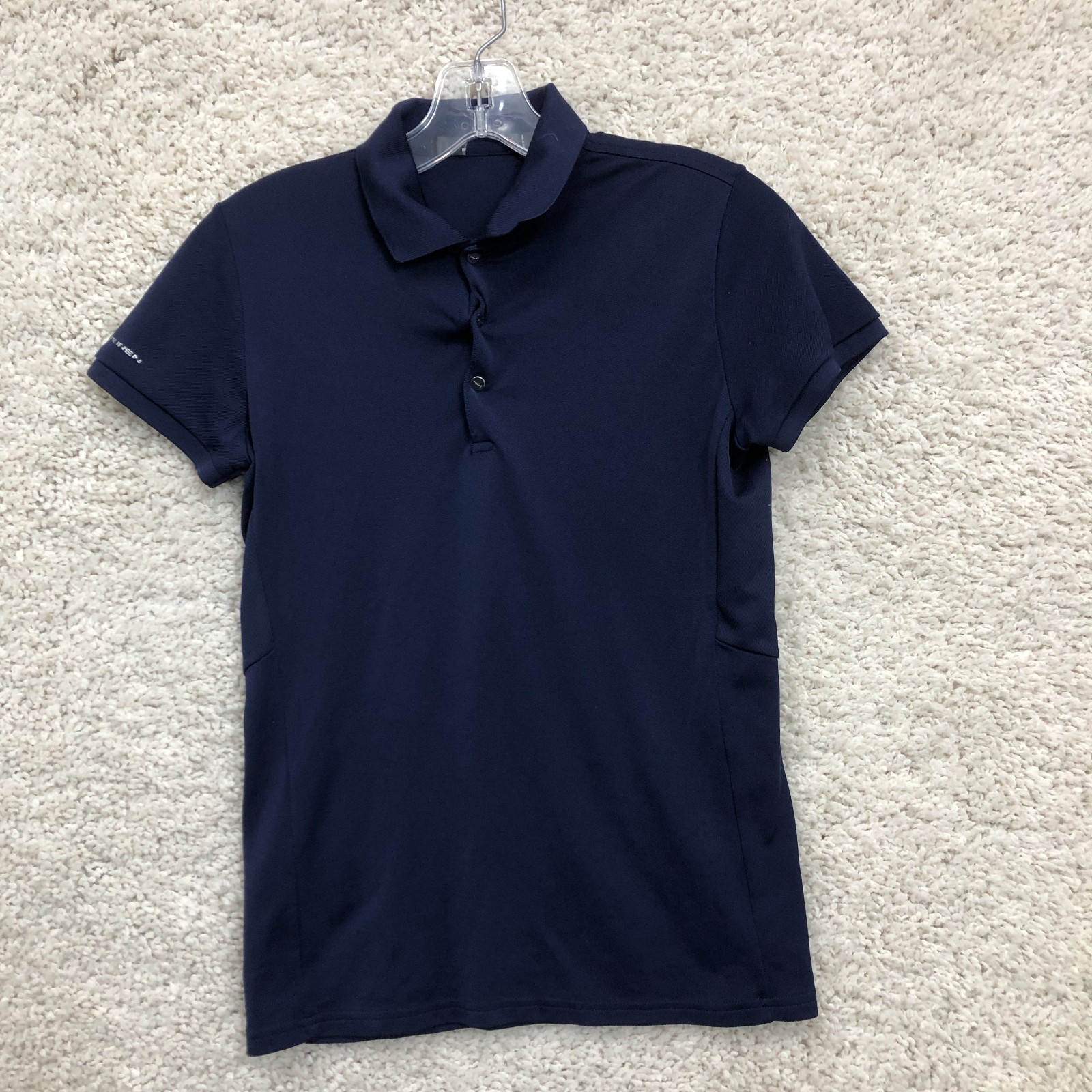 RLX Ralph Lauren Polo Top Shirt Extra Small Adult Blue Short Sleeve Golf Womens