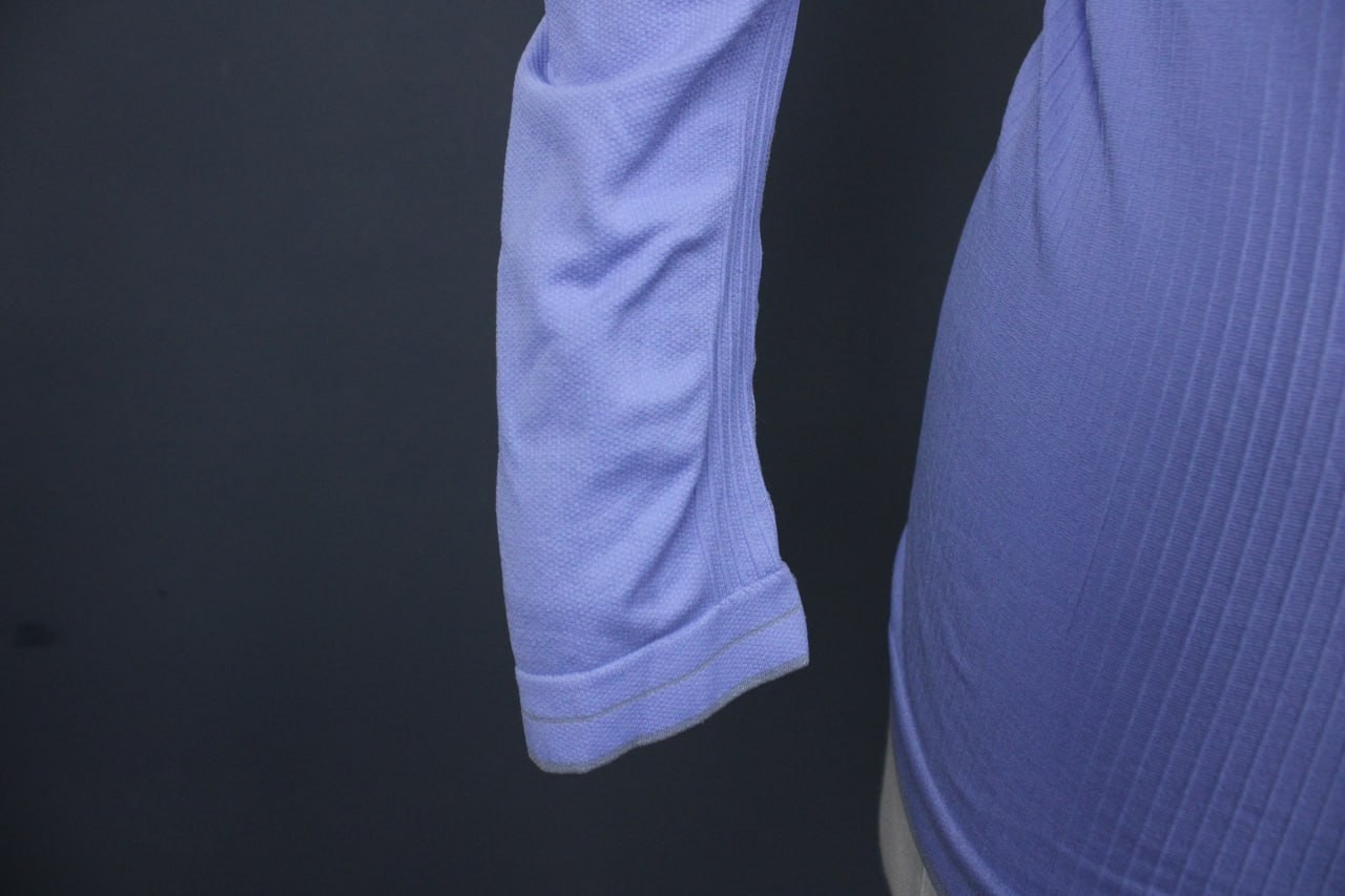 Under Armour Seamless Purple Solid 1/4 Zip Long Sleeve Pullover Top Shirt Sz S/M