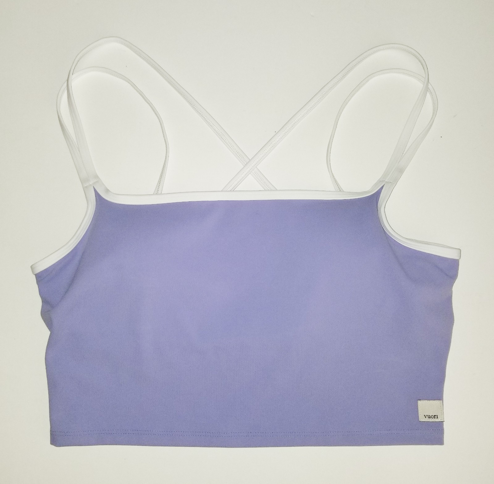 Vuori Daily Layered Tank Top Lilac Purple Athletic Performance Yoga Run NEW Md