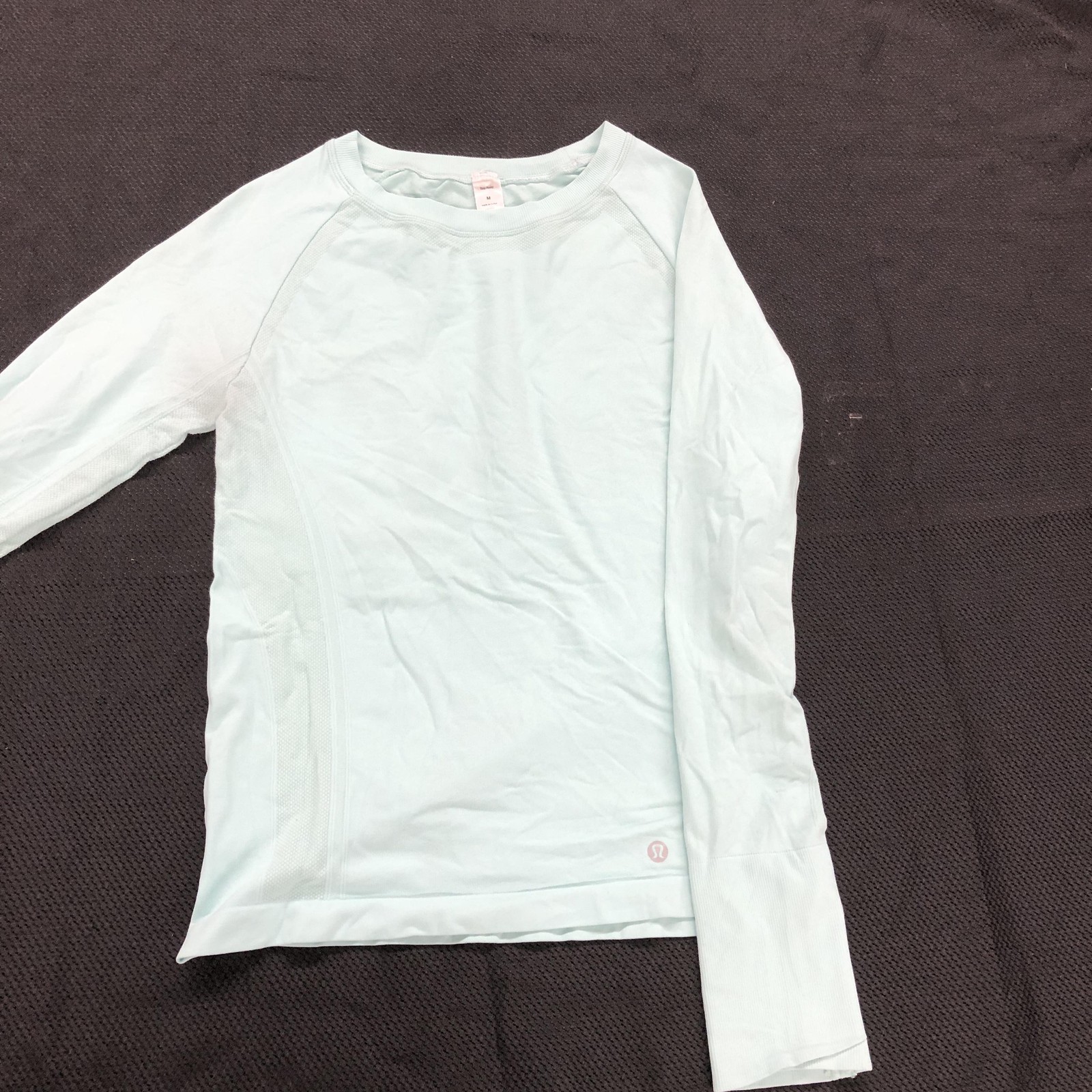 Lululemon Swiftly Tech Shirt Womens M Green Long Sleeve Running Top Athletic