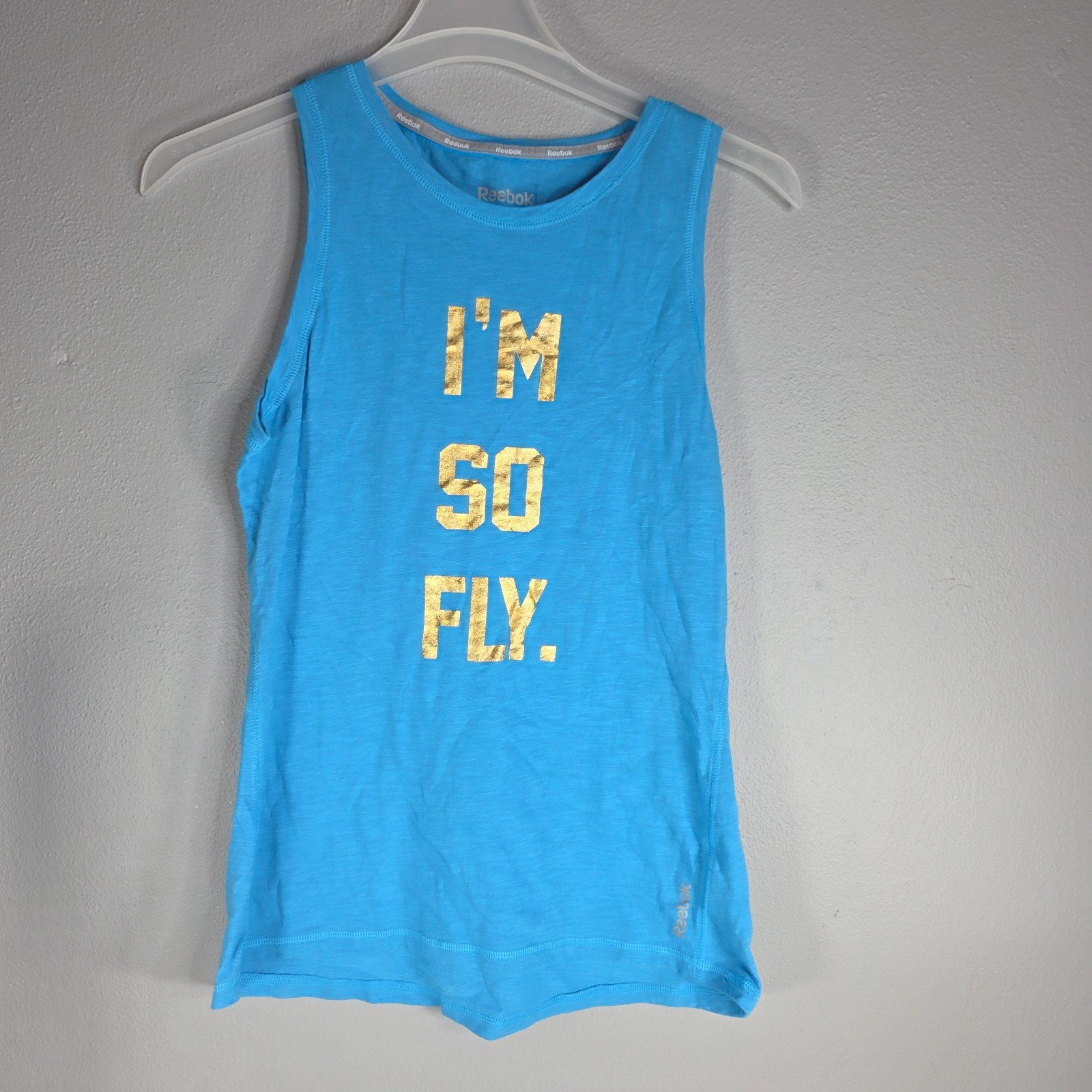 Reebok I’m So Fly Tank Top Womens Medium Sleeveless Fitness Running Walking
