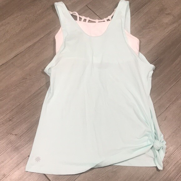 Athleta Mint Green Tank with Removable Bra size S