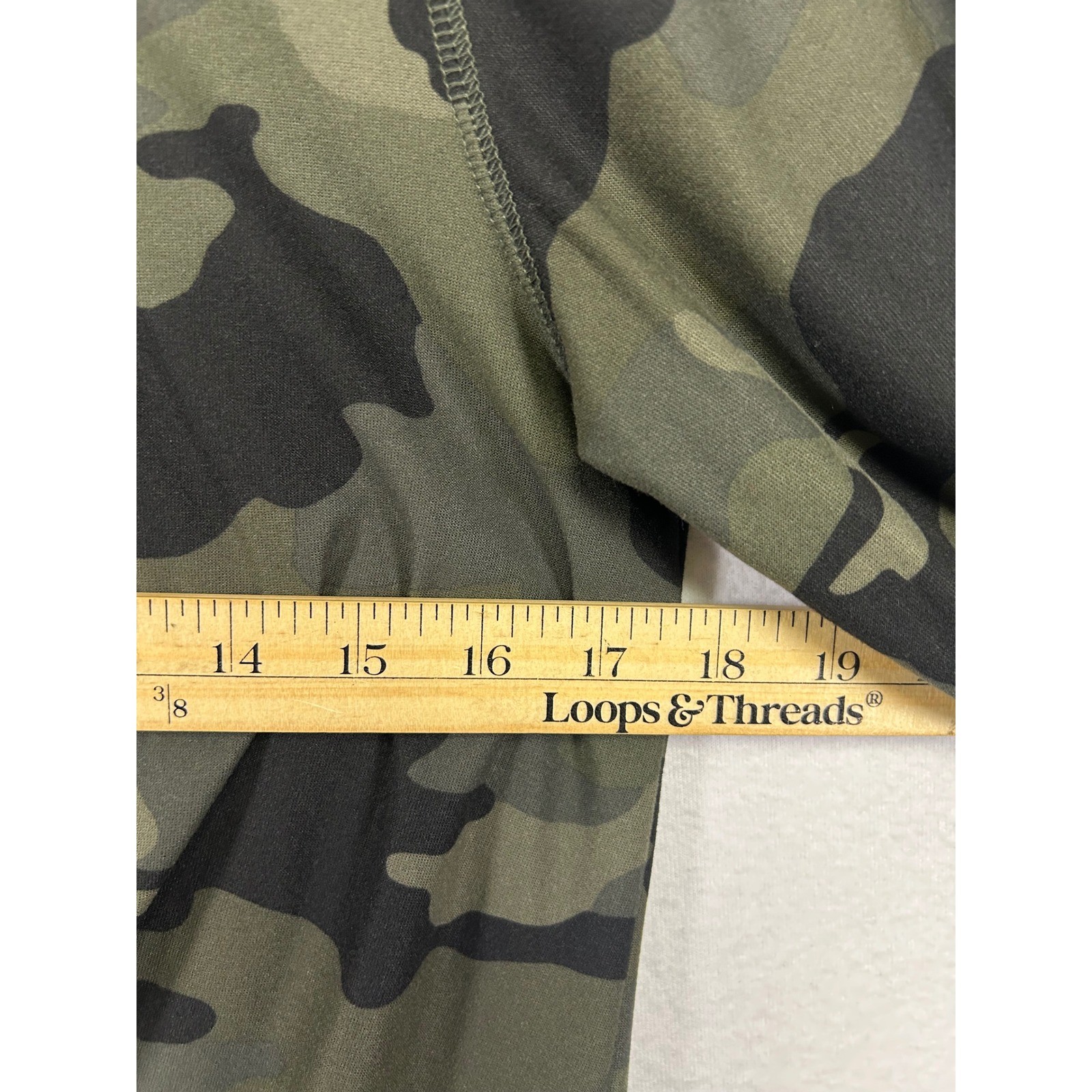 Gorpcore Athleisure Old Navy Active Womens M Tall Green Camo Twist Front Top