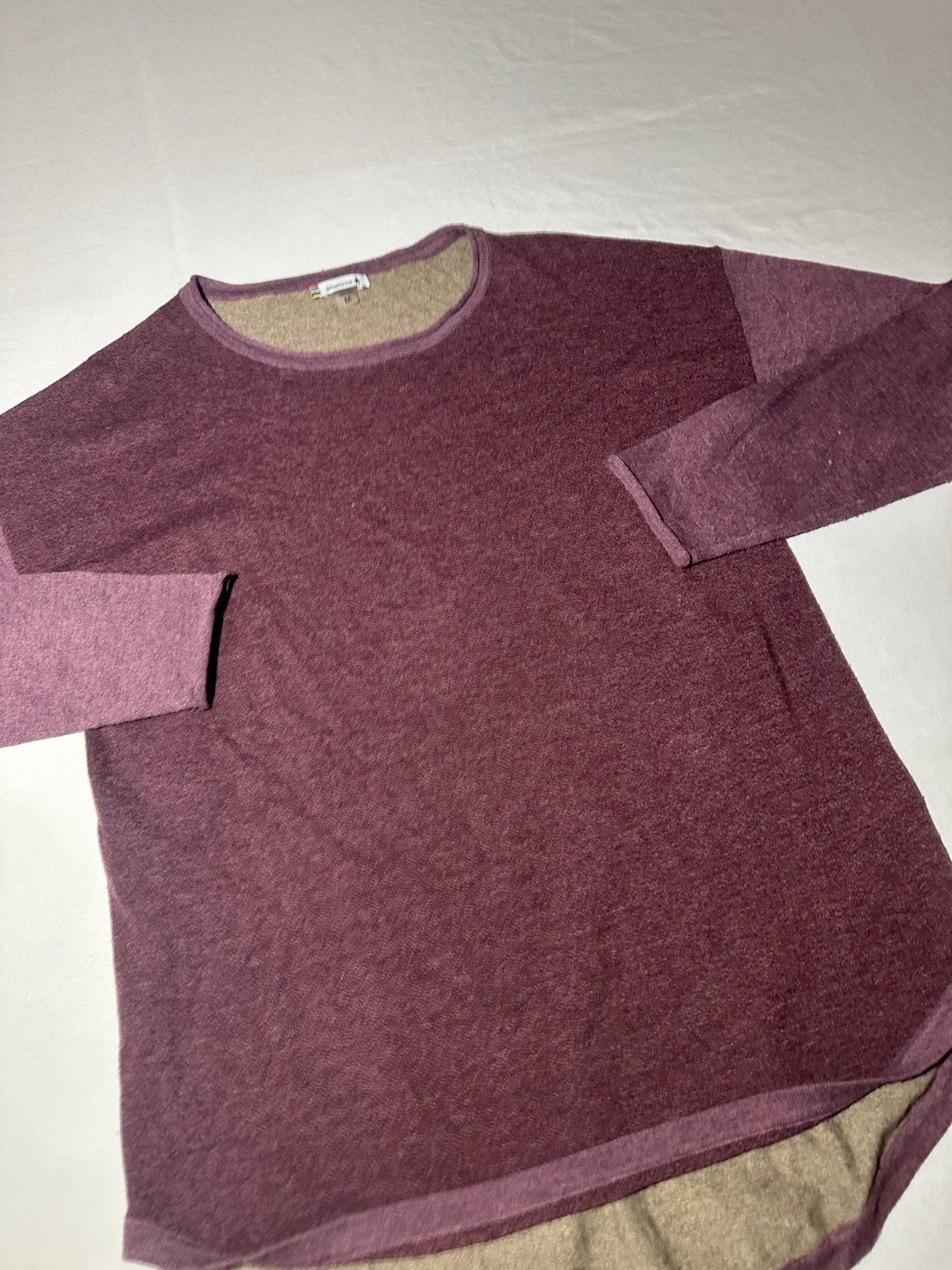 Smartwool Shadow Pine Colorblock Sweater Women’s Size Medium 2022 Wool Blend