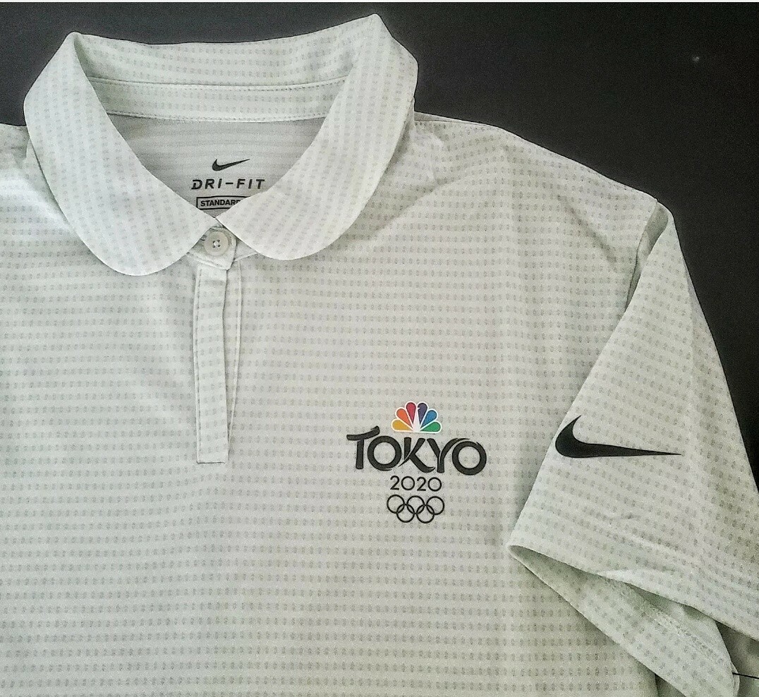 Nike Medium Training Tokyo 2020 Olympics NBC Women Polo Shirt Short Sleeve Golf