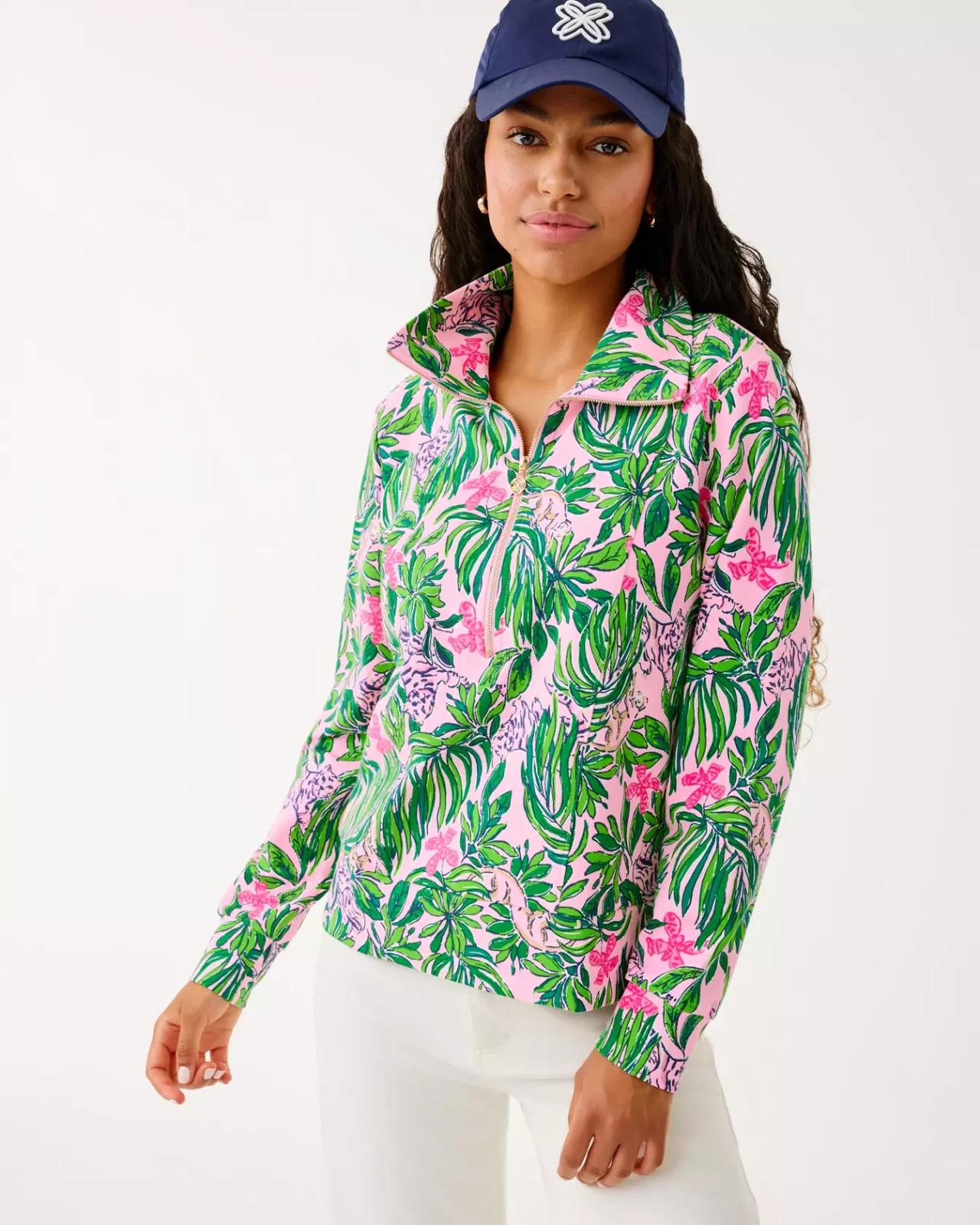New LILLY PULITZER ELENI *Roaring with Joy* Jacket Medium Conch Shell $118