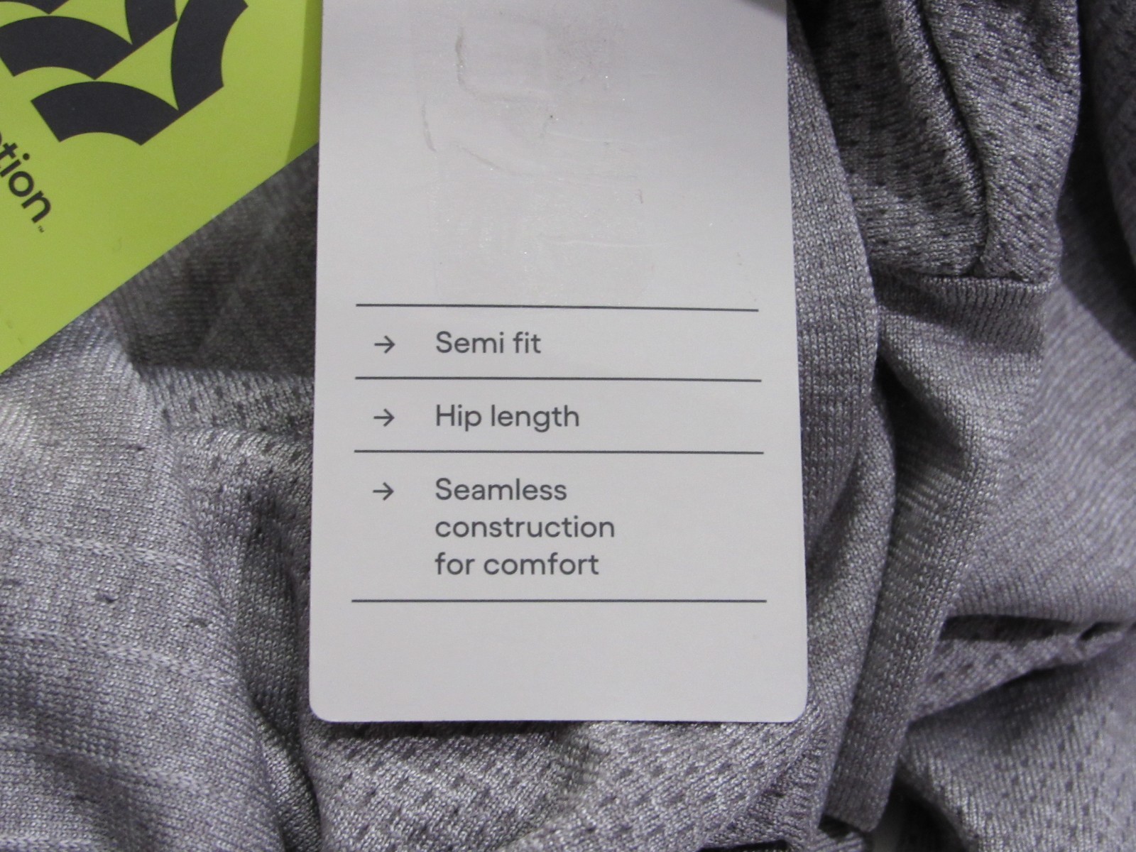 All In Motion Women’s Seamless Long Sleeve Top Heathered Gray Size Medium