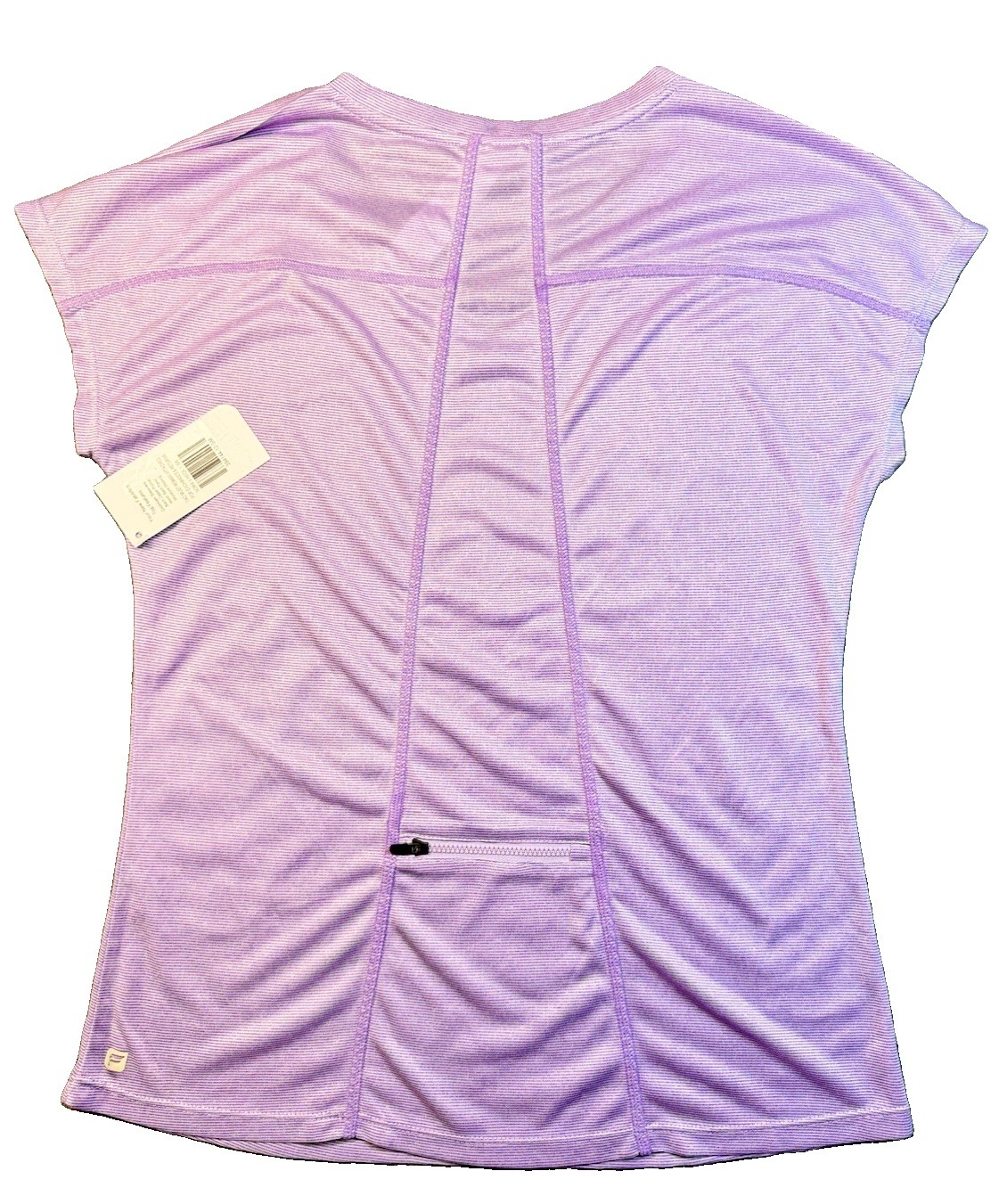 Fabletics Womens Small Purple Athletic Top NWT Short Sleeve Running Shirt S 1322