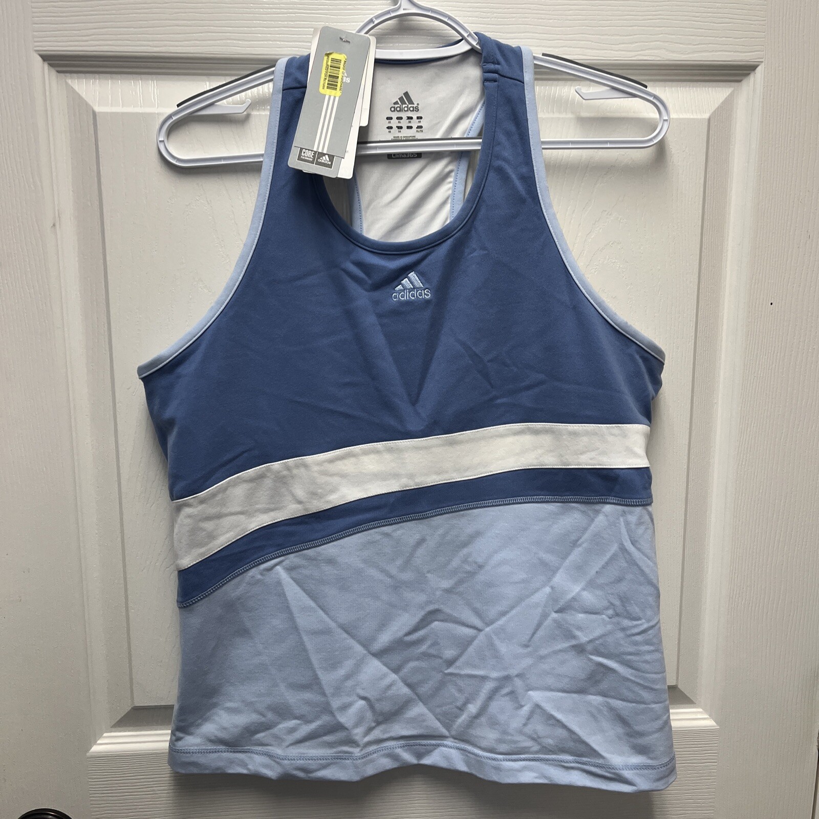 Adidas Blue Clima365 Tank Woman’s XL Logo