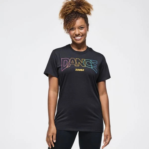 Zumba Dance Zumba Unisex Tee – Bold Black ~ XS/S M/L XL/XXL ~ New! Free Ship!