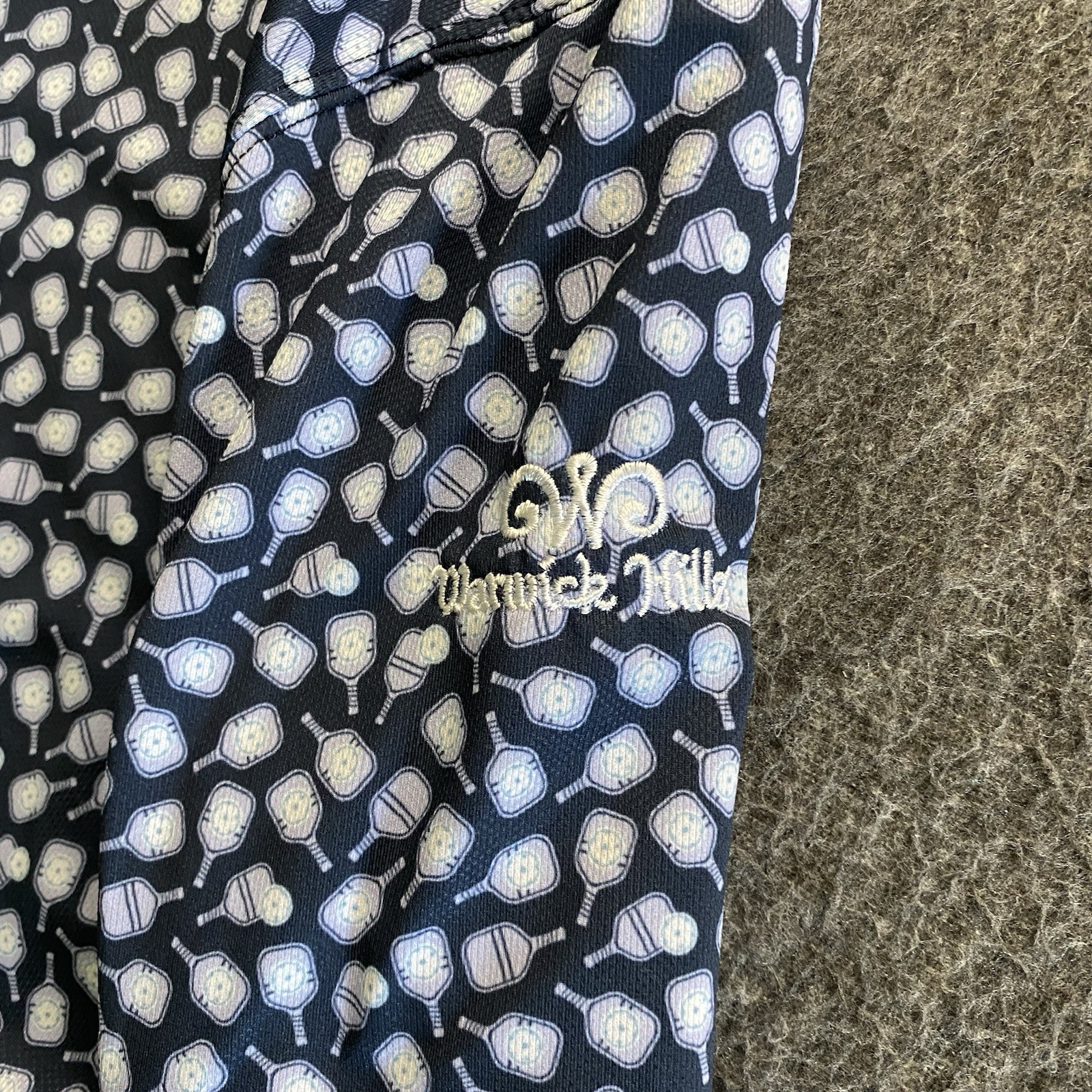 Straight Down 1/4 Zip Womens Large Blue Performance Pickleball Warwick Hills