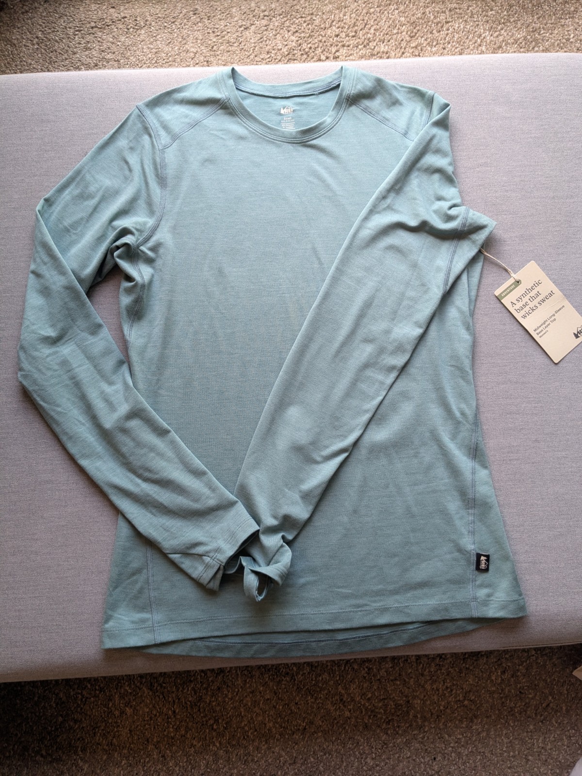 Rei Midweight Long Sleeve Base Layer Top Women Size S
