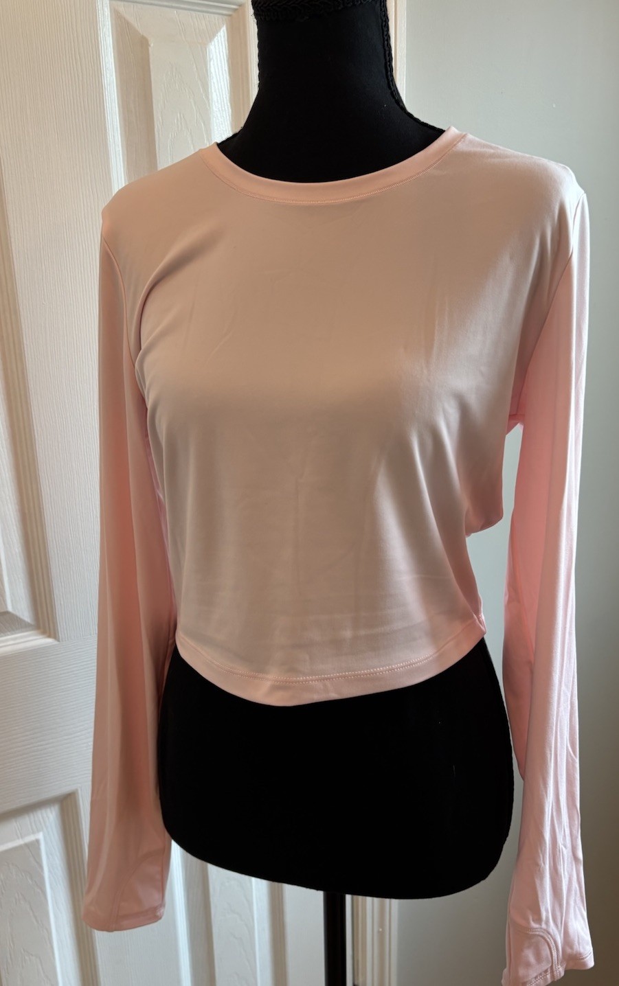 Ideology Women’s Pink Long Sleeve Top Size Large NWT