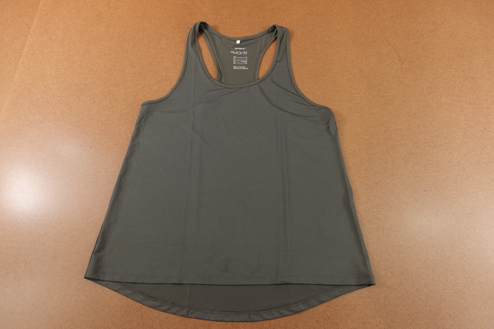 H&M Move Womens Size Small Dark Gray Dry Move Racerback Pullover Tank Top New