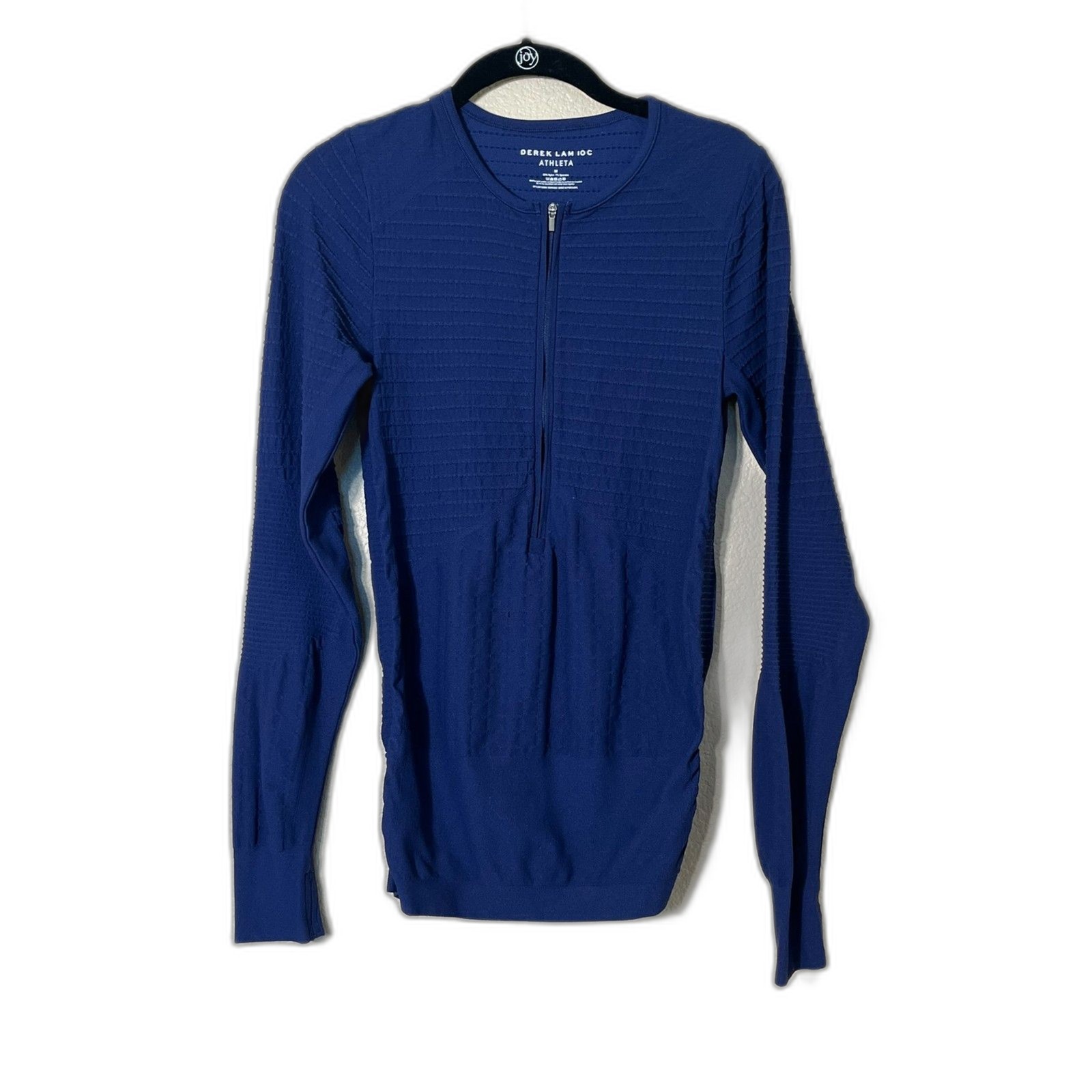 Derek Lam 10C Athleta Collab Navy Long Sleeve Athletic Short Stretch Medium