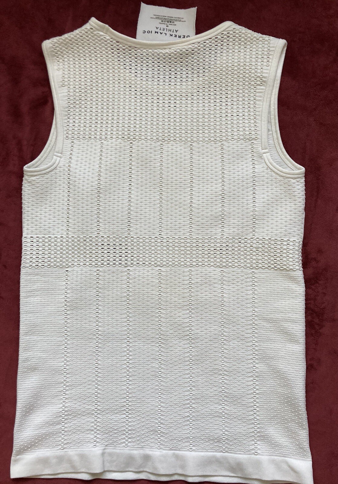 DEREK LAM 10C x ATHLETA Round Neck Sleeveless Top White size M