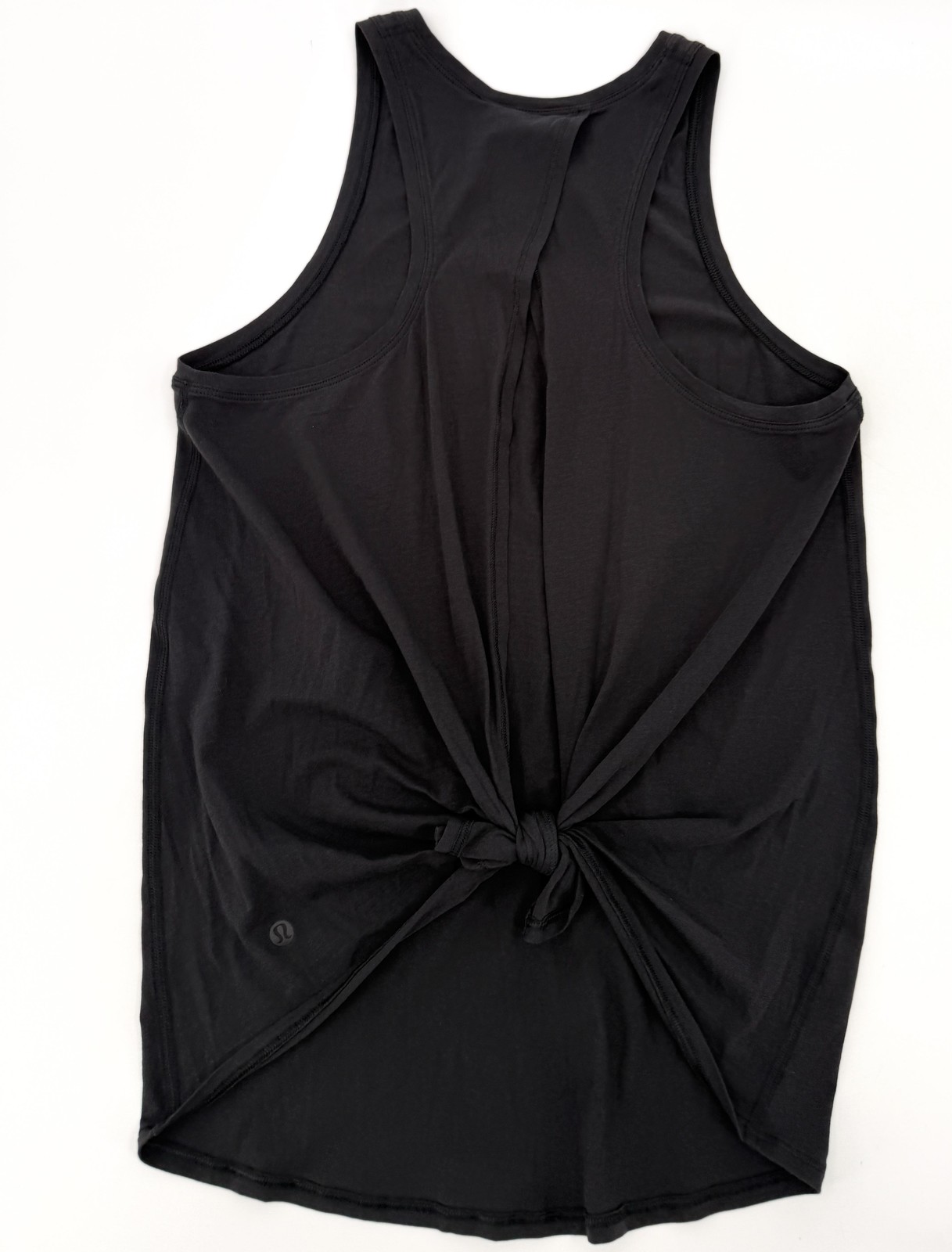Lululemon Tank Top Womens Black Tie Back All Tied Up Yoga Athletic Gym