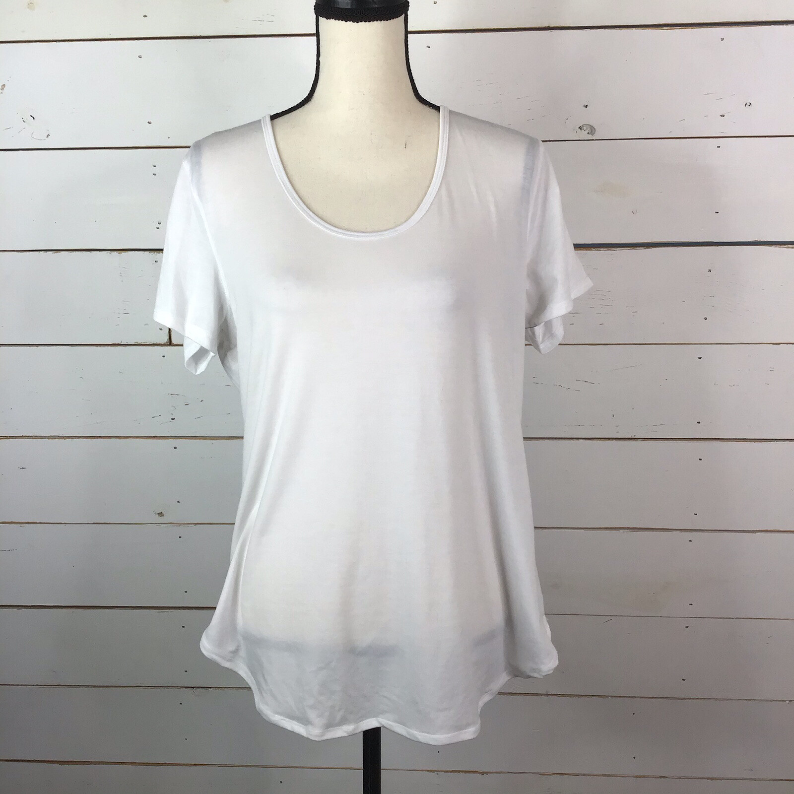 New Cotton On Body Gym T Shirt Short Sleeve Activewear White Women’s XL