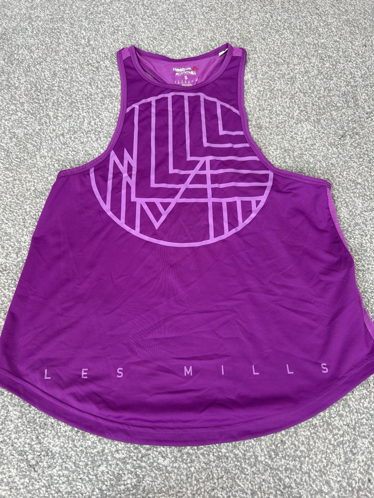 Reebok Running Vest – Les Mills – Women’s Size S – ActivChill – Purple