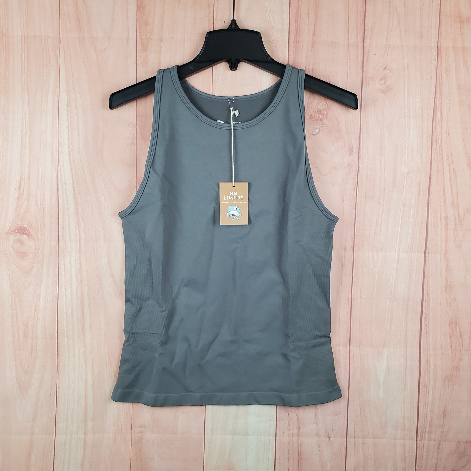 No Limbits Adaptive Sensory Friendly Compression Tank Top Womens XL Gray Stretch