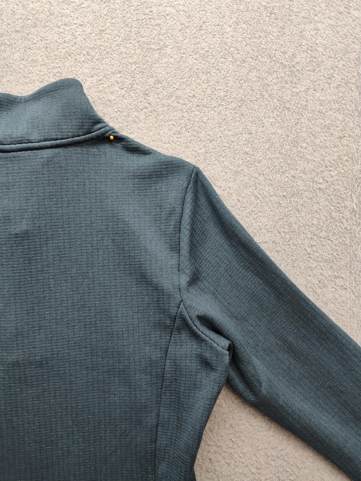 Mondetta Pullover Womens Medium Blue Thermal 1/4 Zip Mock Neck Long Sleeve Top