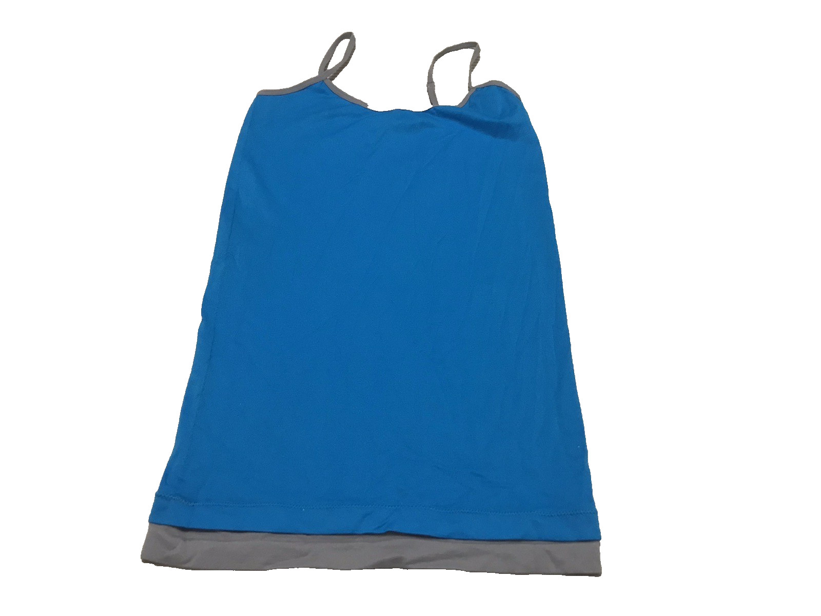 Joe Boxer Blue Women XL Tank Top Two Tone Activewear Gym Stretch Lightweight