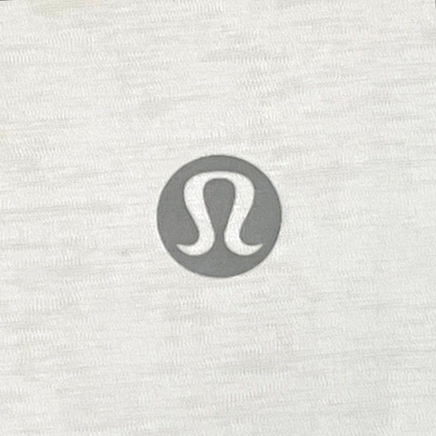 Lululemon Split Back White Tank Womens Size 2 Scoop Neck Yoga Workout Walking