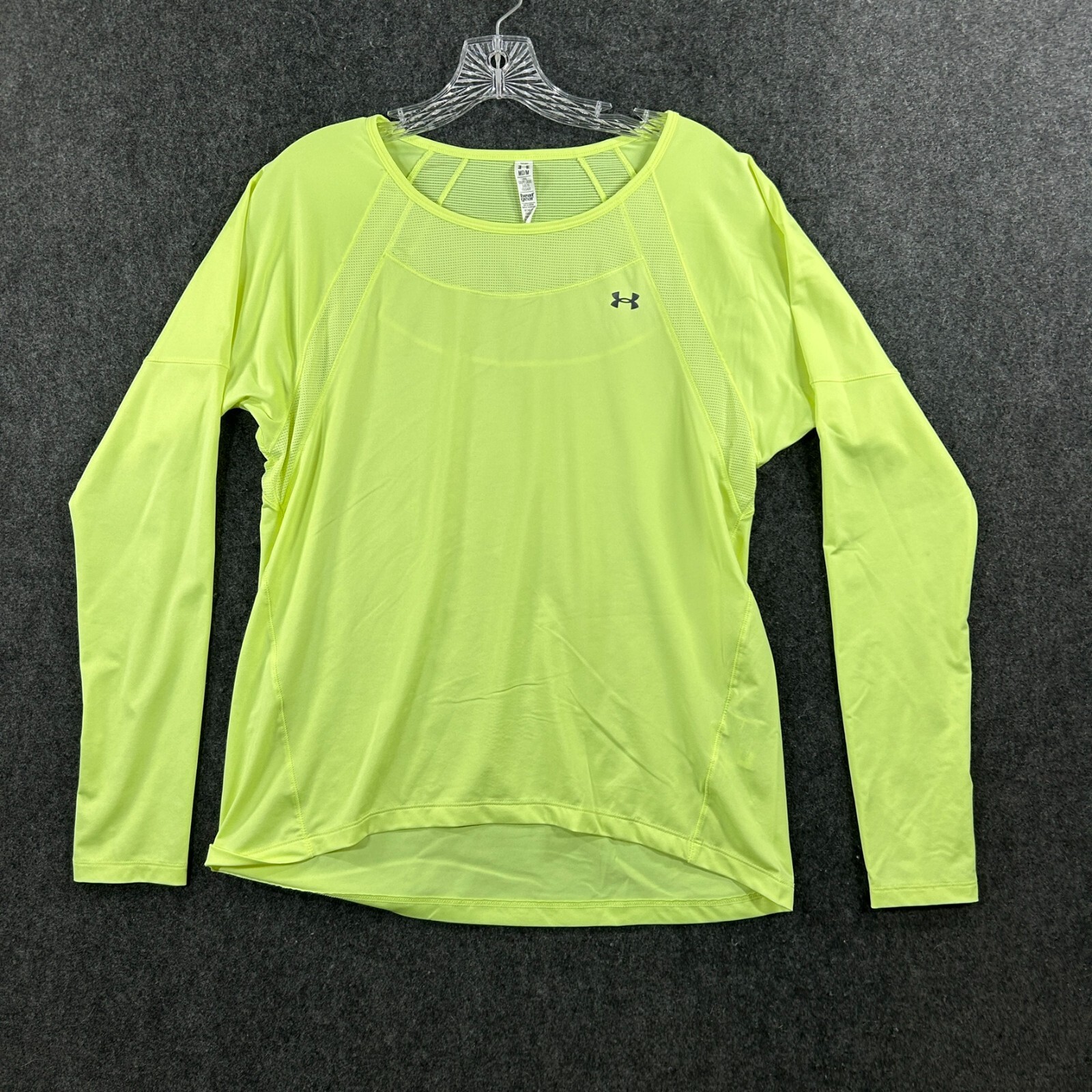 Under Armour Got Game Shirt Women’s Medium Yellow Pale Moonlight Athletic Gym