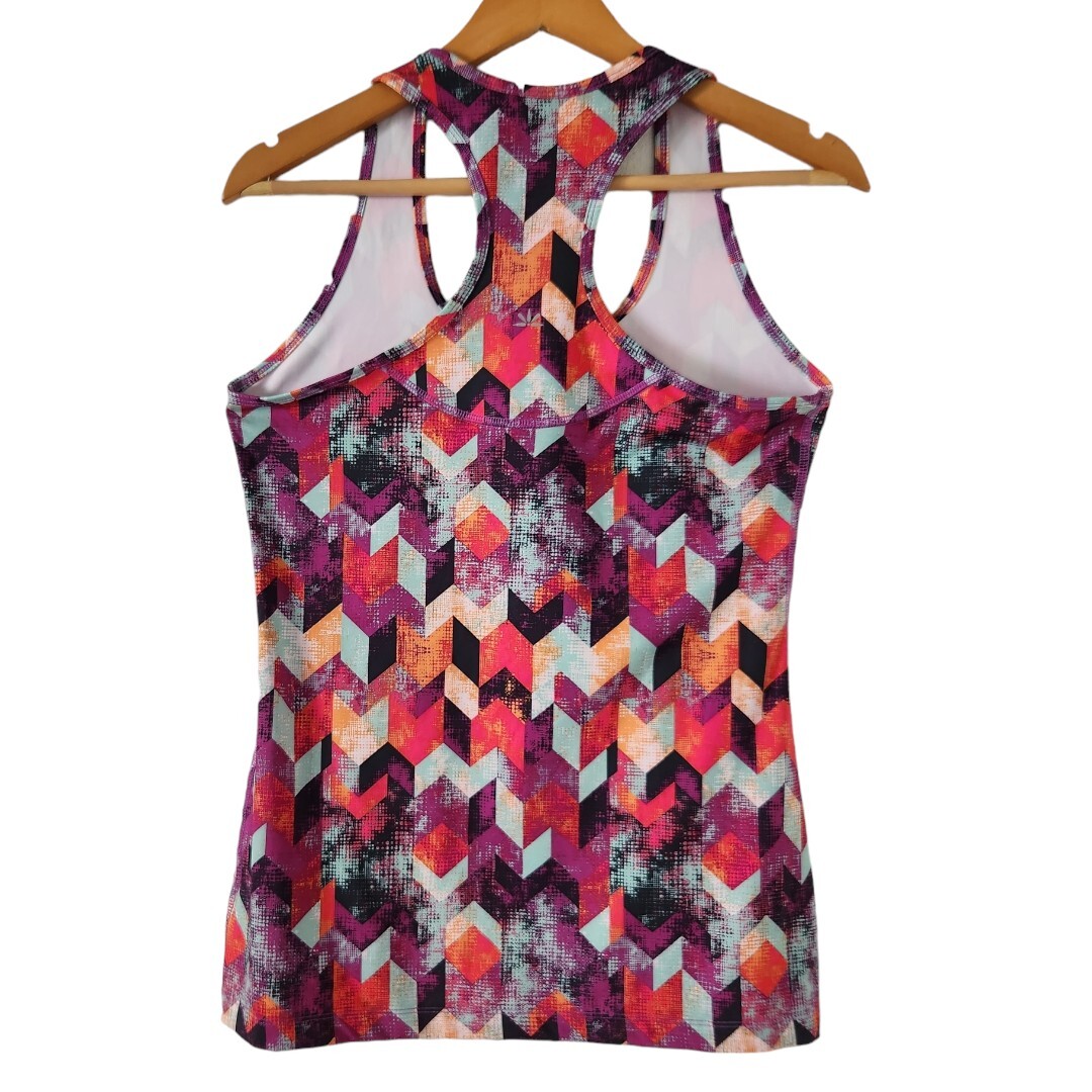 Lukka Multicolor Bright Racerback Athletic Tank Top Size Medium