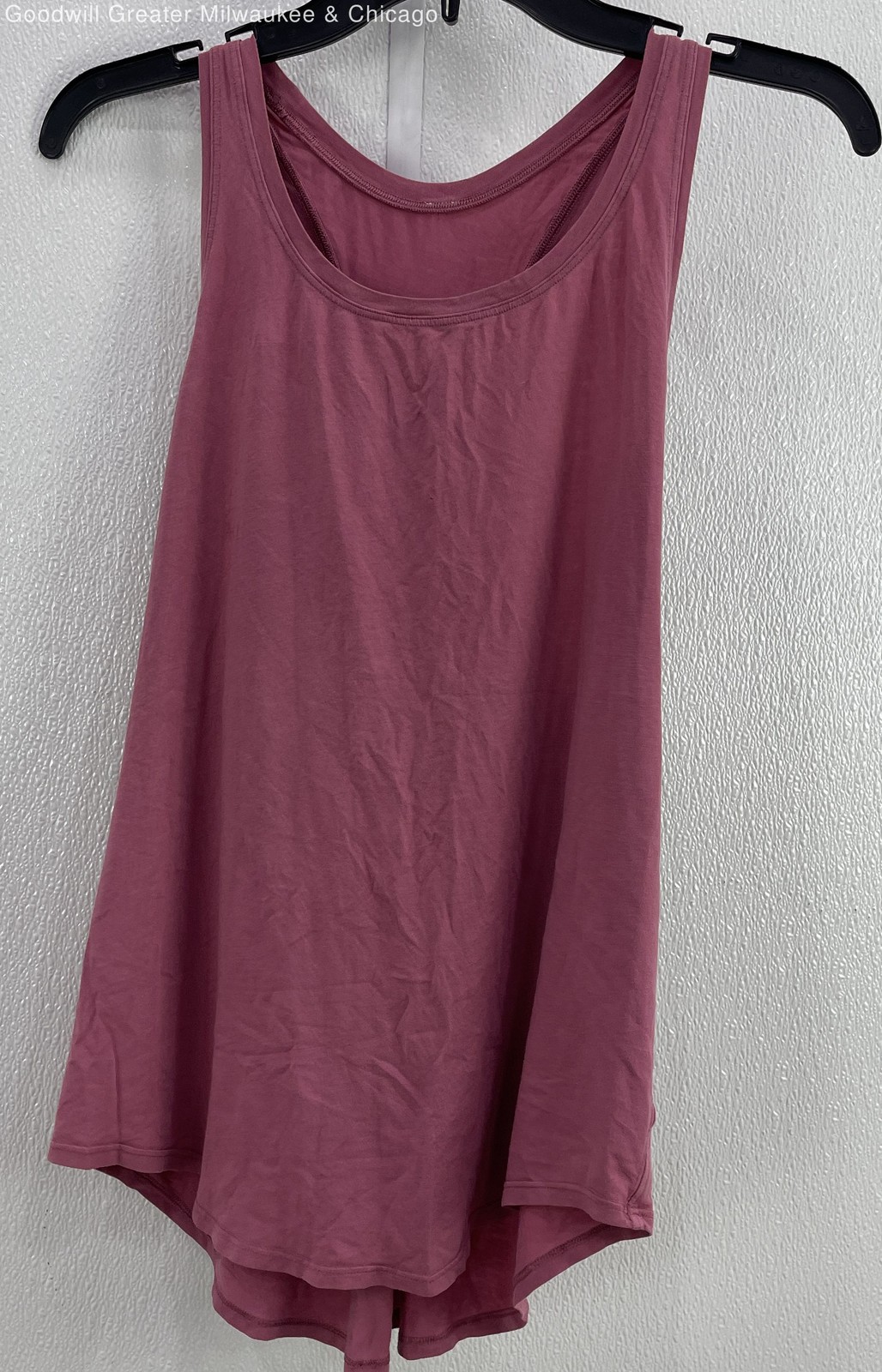 Lululemon Women Pink Solid Racerback Tank Top Athletic Apparel Summer N A