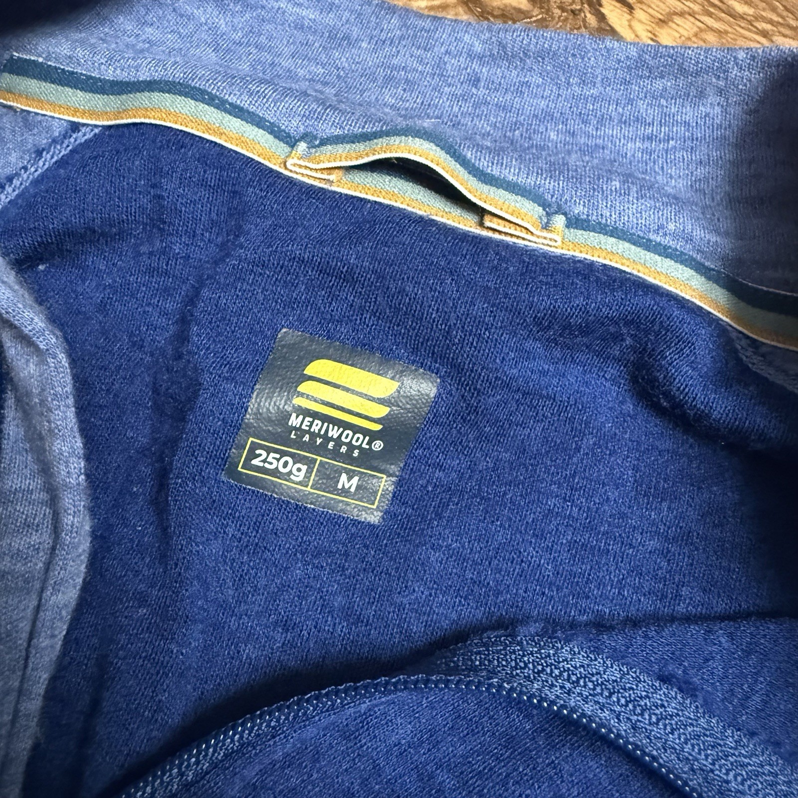 Meriwool Layers Extra Fine Pure Merino Wool Pullover M 1/4 Zip Base Layer 250g