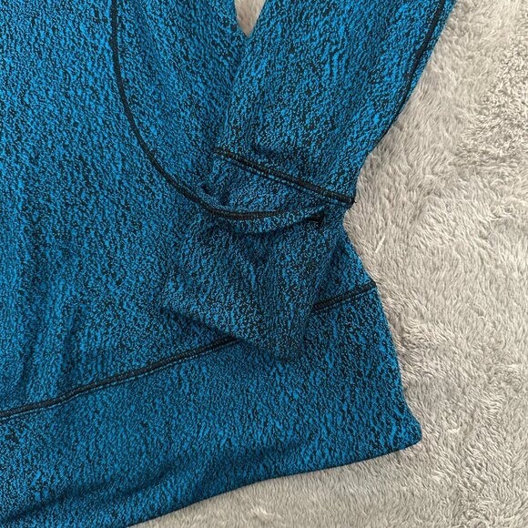 Lululemon Rush Hour 1/4 Zip Pullover Sweater Top Women’s size 8 Blue