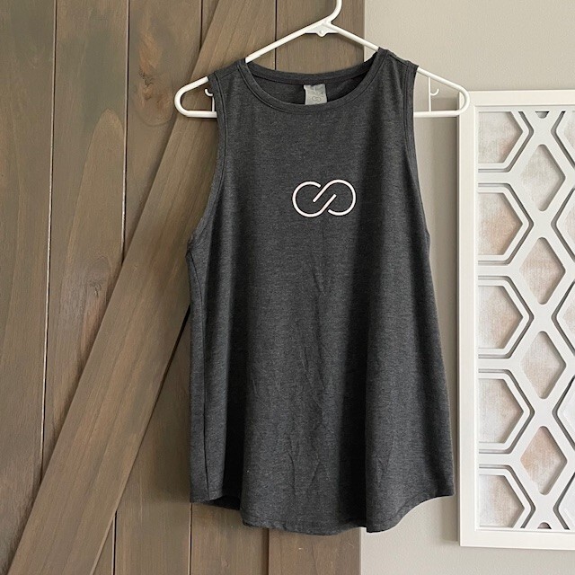 Calia by Carrie Underwood We Believe Gray Tank Top Size S – NWT